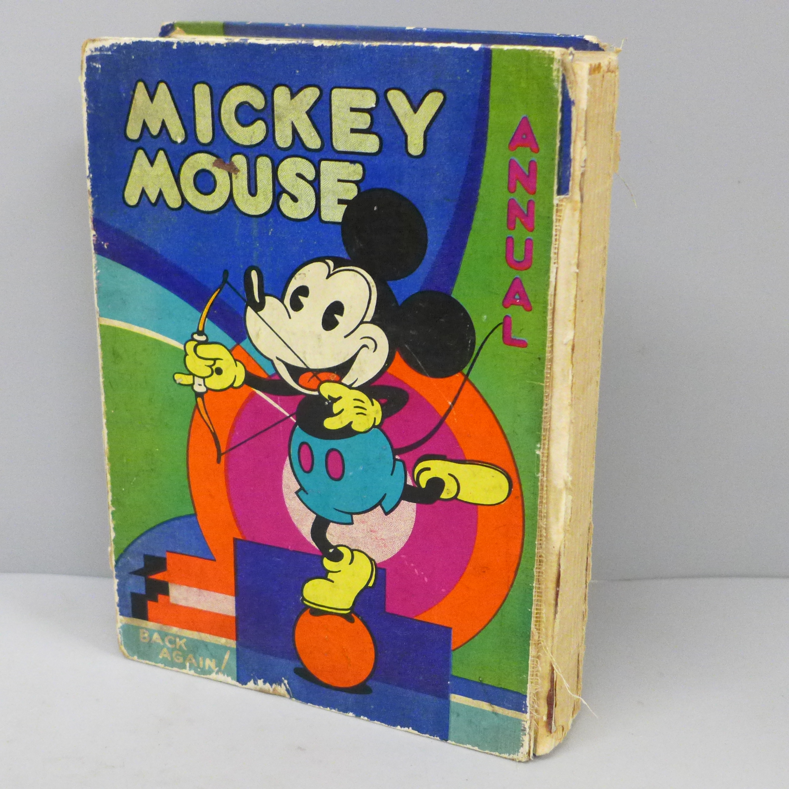 A 1933 Mickey Mouse Annual, lacking spine - Image 2 of 5