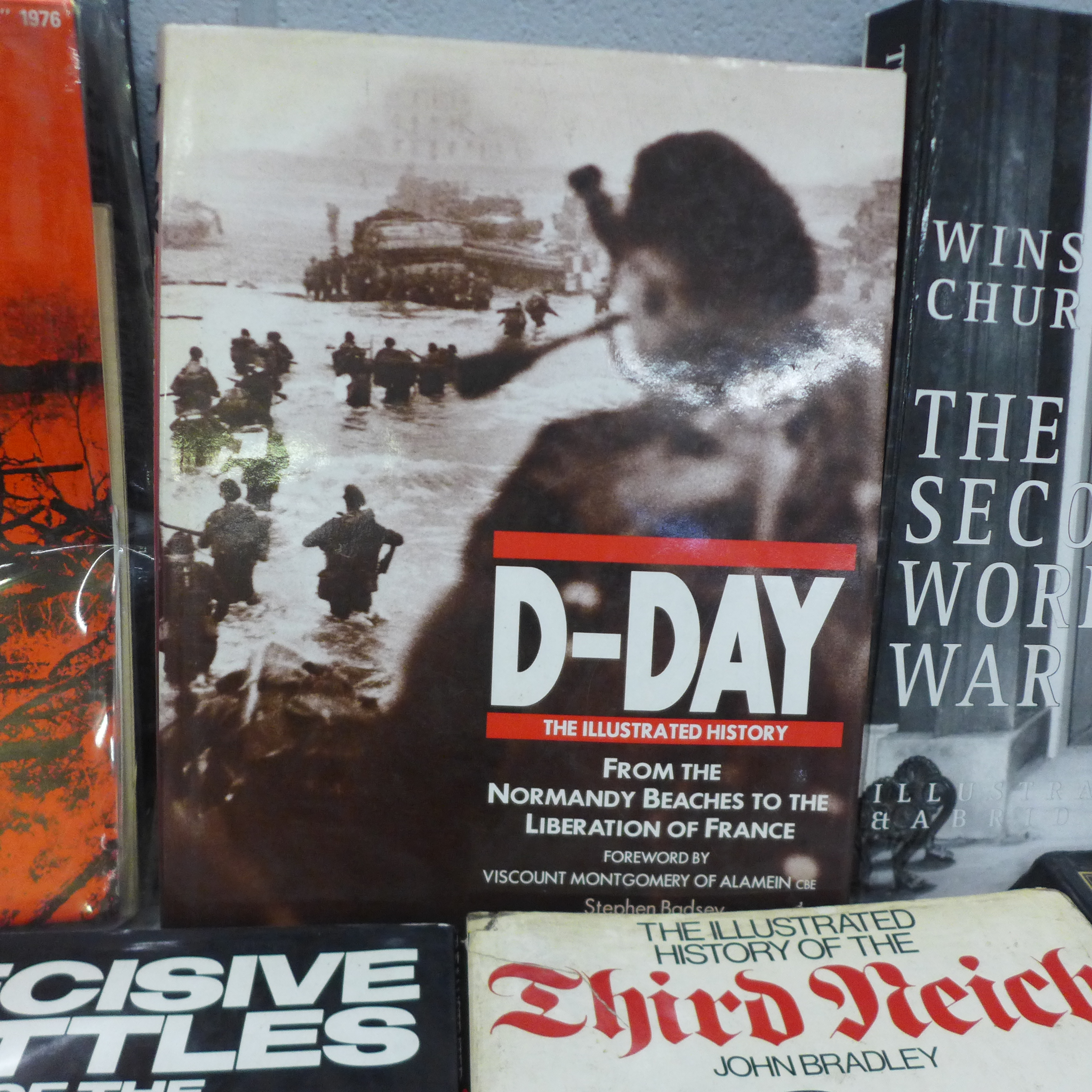 Military books, Chronological Atlas of World War, D-Day, etc, nine in total **PLEASE NOTE THIS LOT - Image 9 of 11