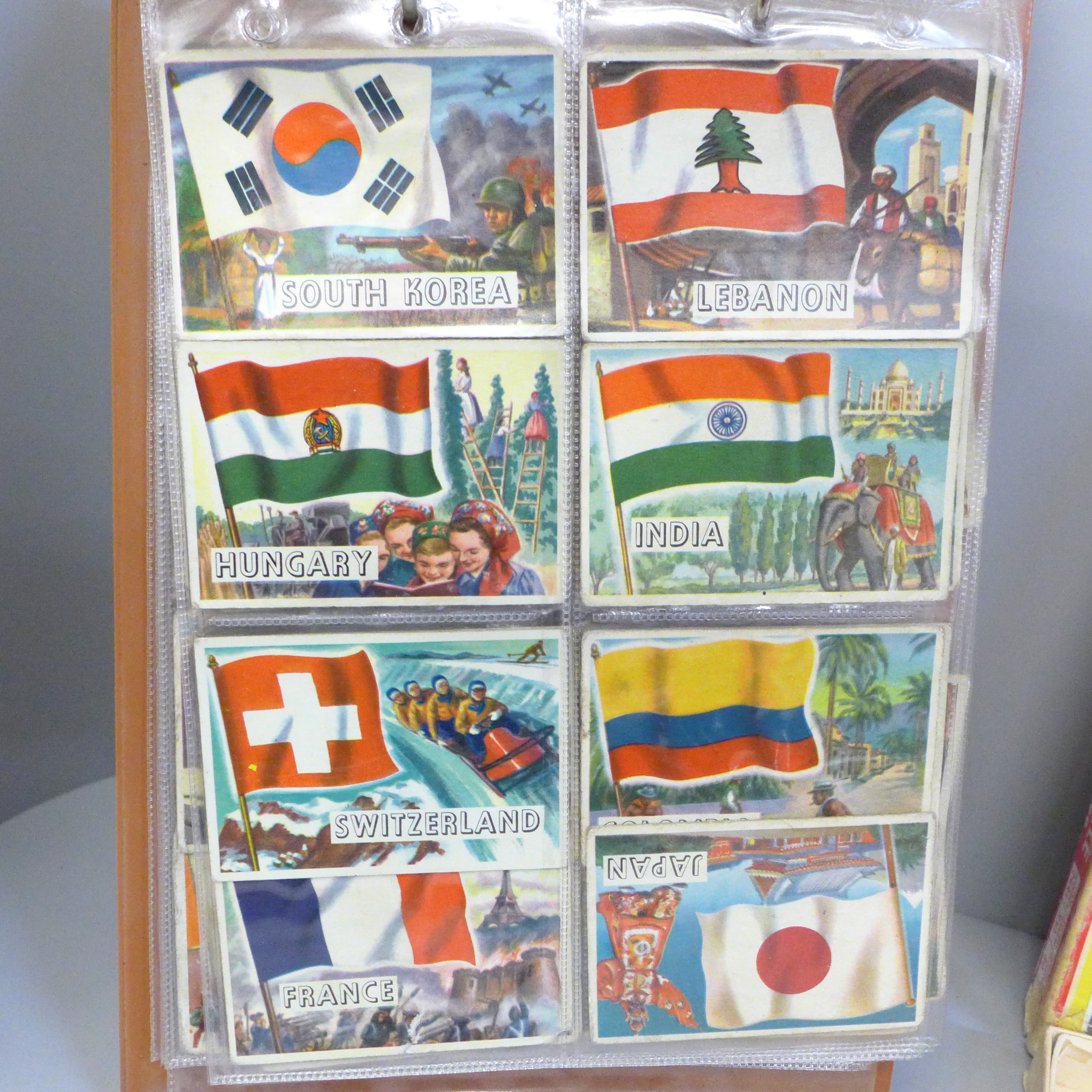 A collection of A&BC Flags of The World Collectors cards and a Victory Road Vehicle puzzle - Image 6 of 6