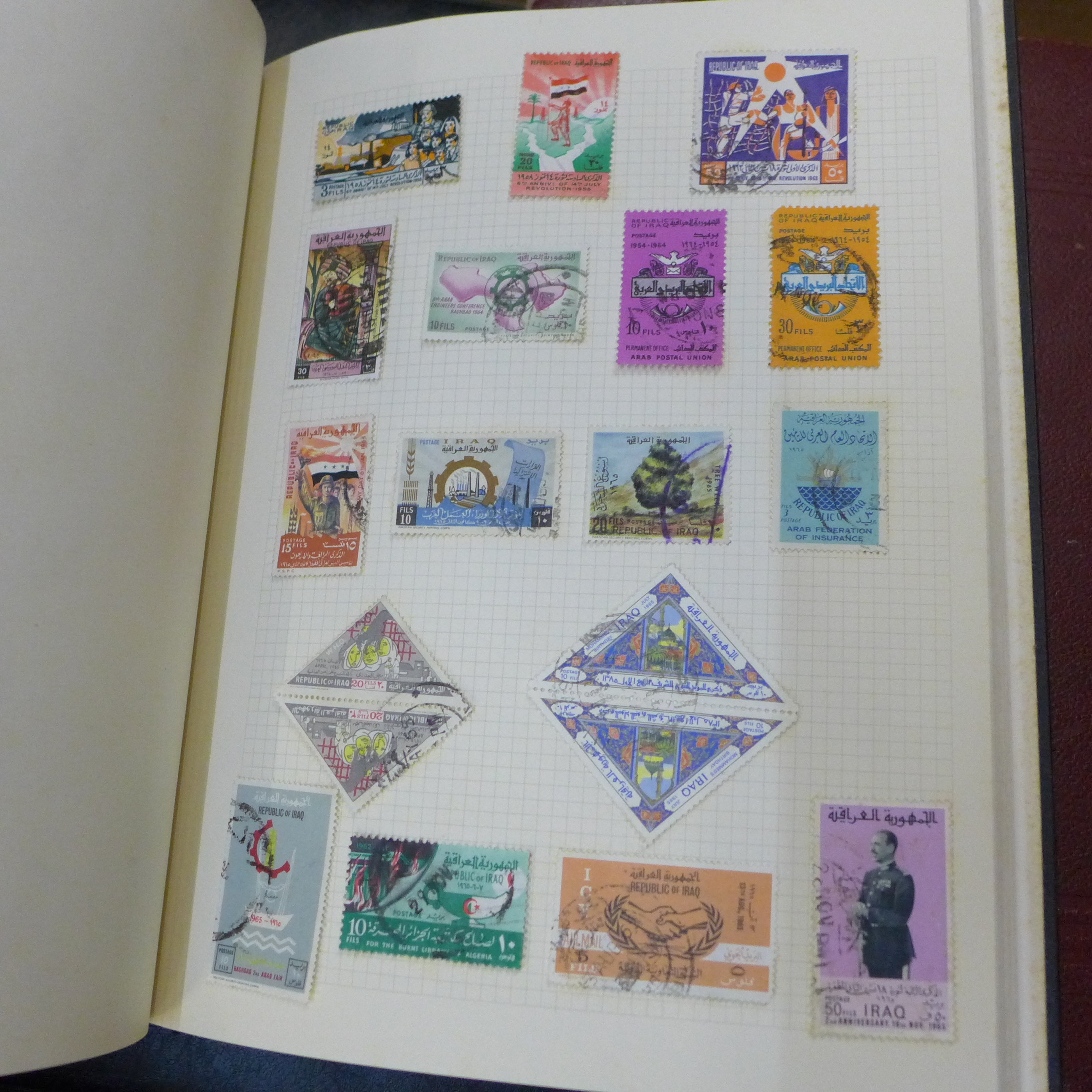 A collection of stamps in albums and some first day covers - Image 8 of 19