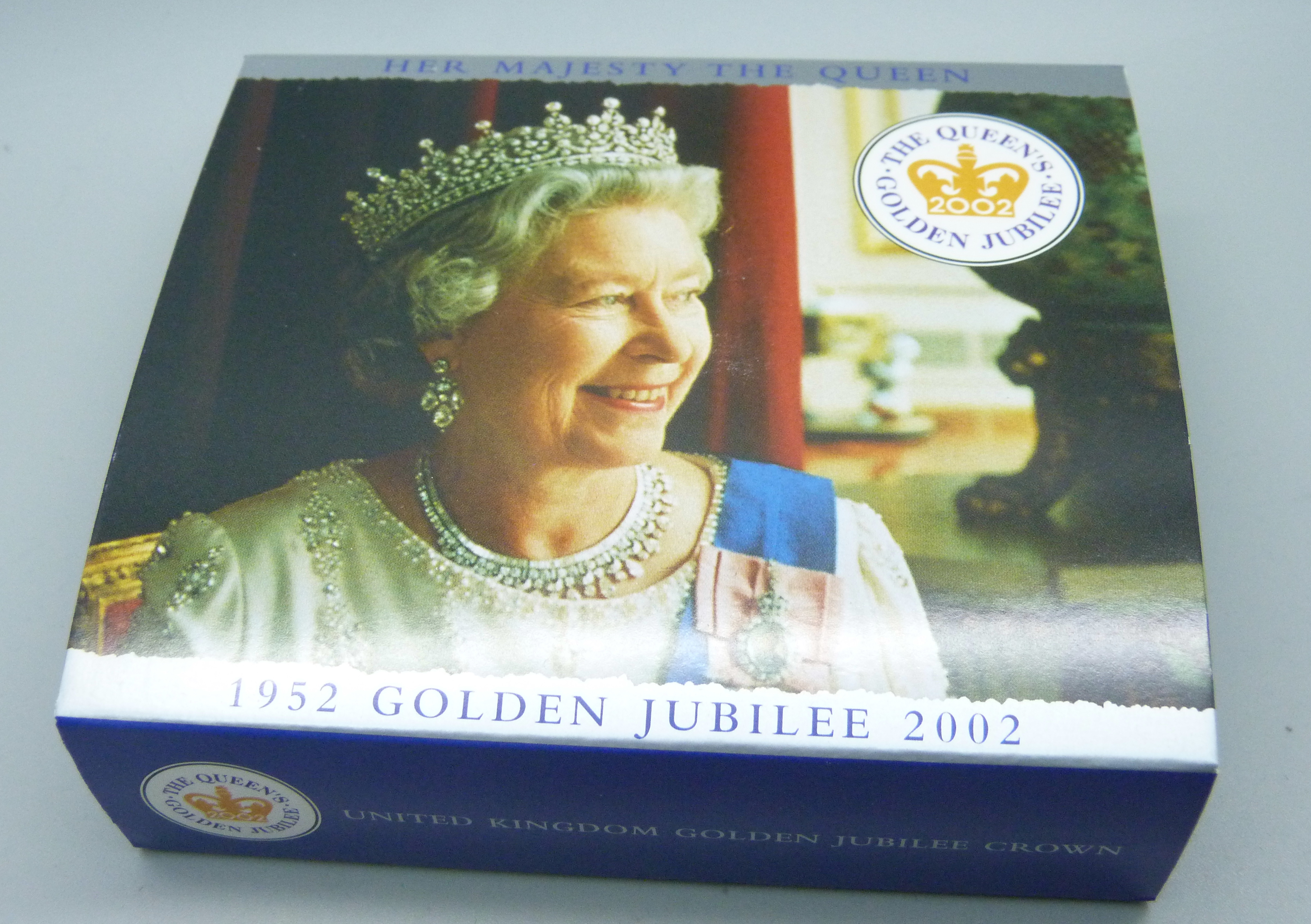 The Royal Mint 2002 Golden Jubilee Crown, 28.28g 925 sterling silver - Image 5 of 5