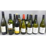 Fourteen bottles of white wine including four Chablis Premier Cru