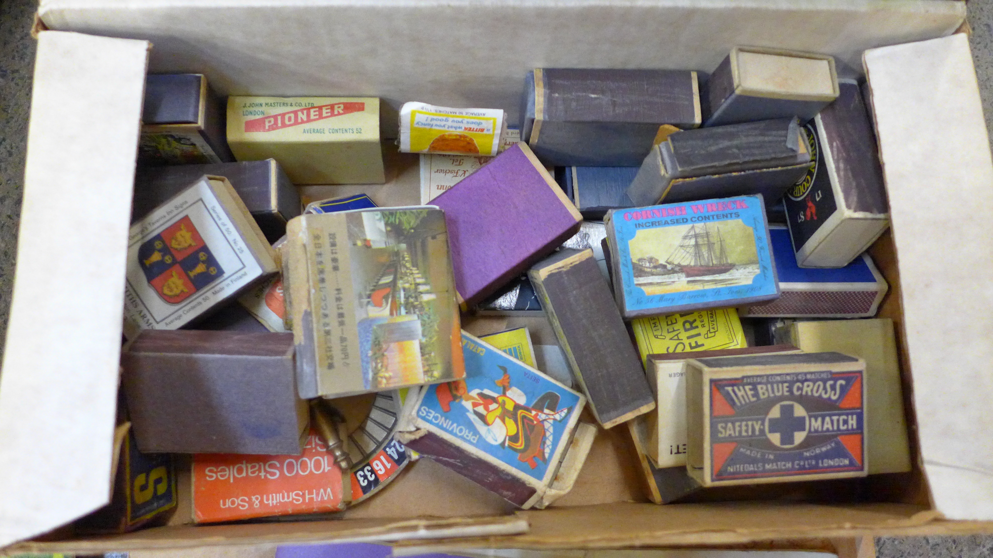 A collection of matchboxes, beer mats and tea cards, also a collection of petrol station cards, some - Image 2 of 6