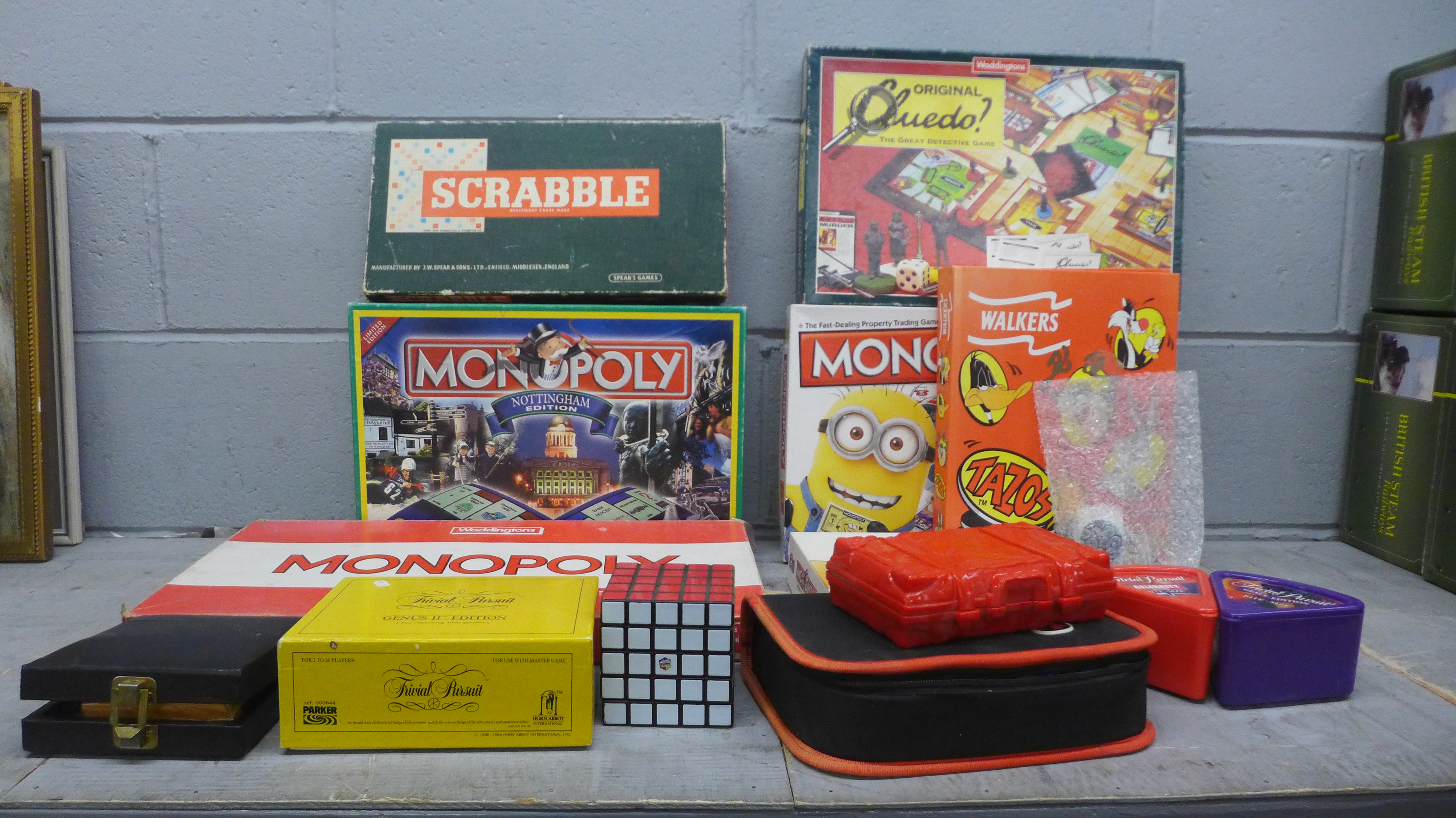 A collection of board games and other games, Monopoly, scrabble, etc **PLEASE NOTE THIS LOT IS NOT