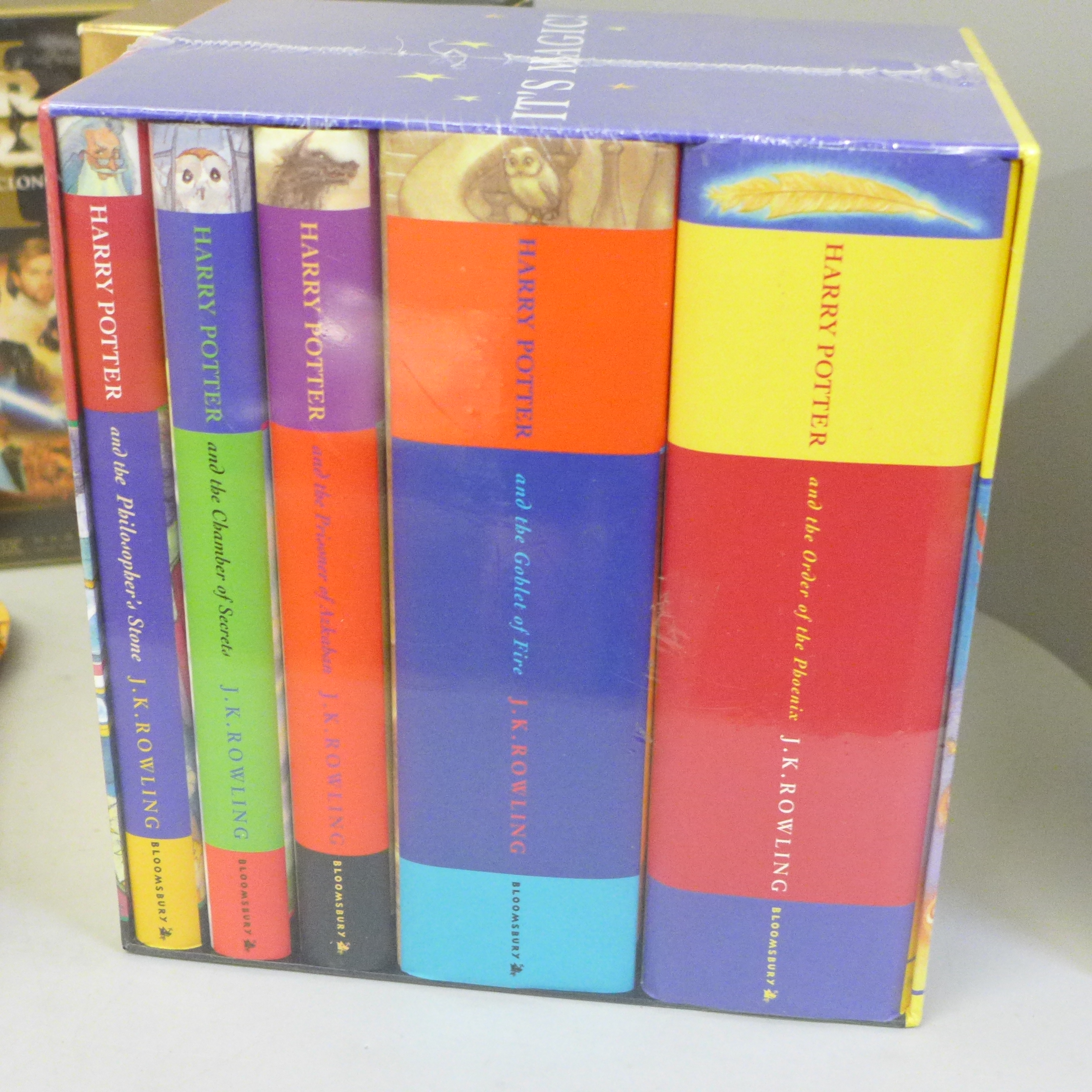 A set of Harry Potter books, sealed, Harry Potter card games, a set of Warne Beatrix Potter, Star - Image 4 of 4