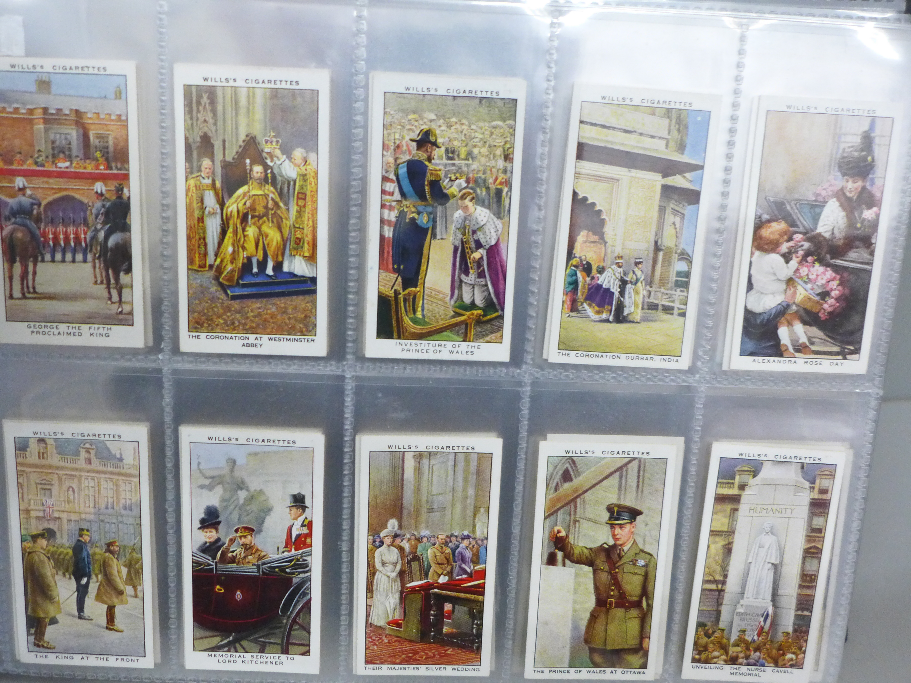 An album of cigarette cards with 10 complete sets including Wills 'Military Motors', Players ' - Image 4 of 5