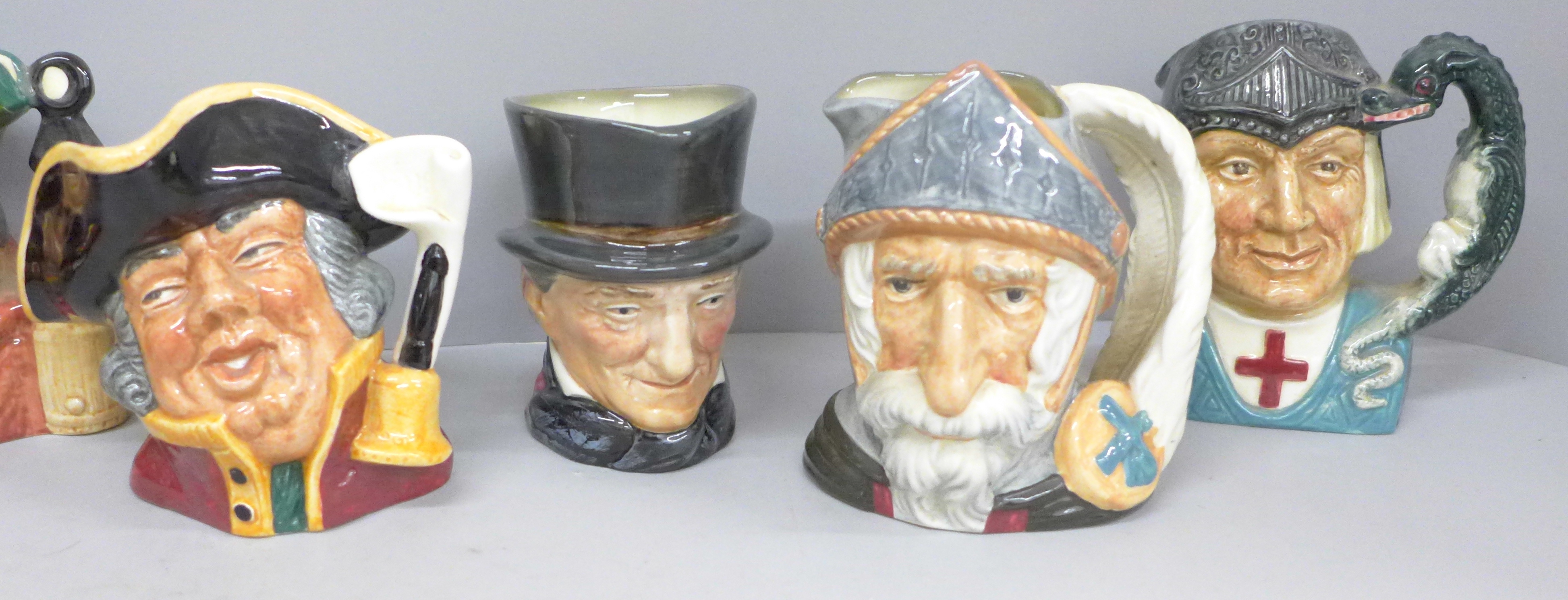 Eight Royal Doulton medium character jugs - Image 3 of 5