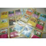 Forty-nine Pokemon cards, part set of Flashfire 2014 common, uncommon & Blade Star rares (in