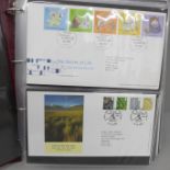 A stamp album of GB first day covers from the period 2003 to 2008