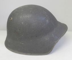 A Swiss WWII Army helmet