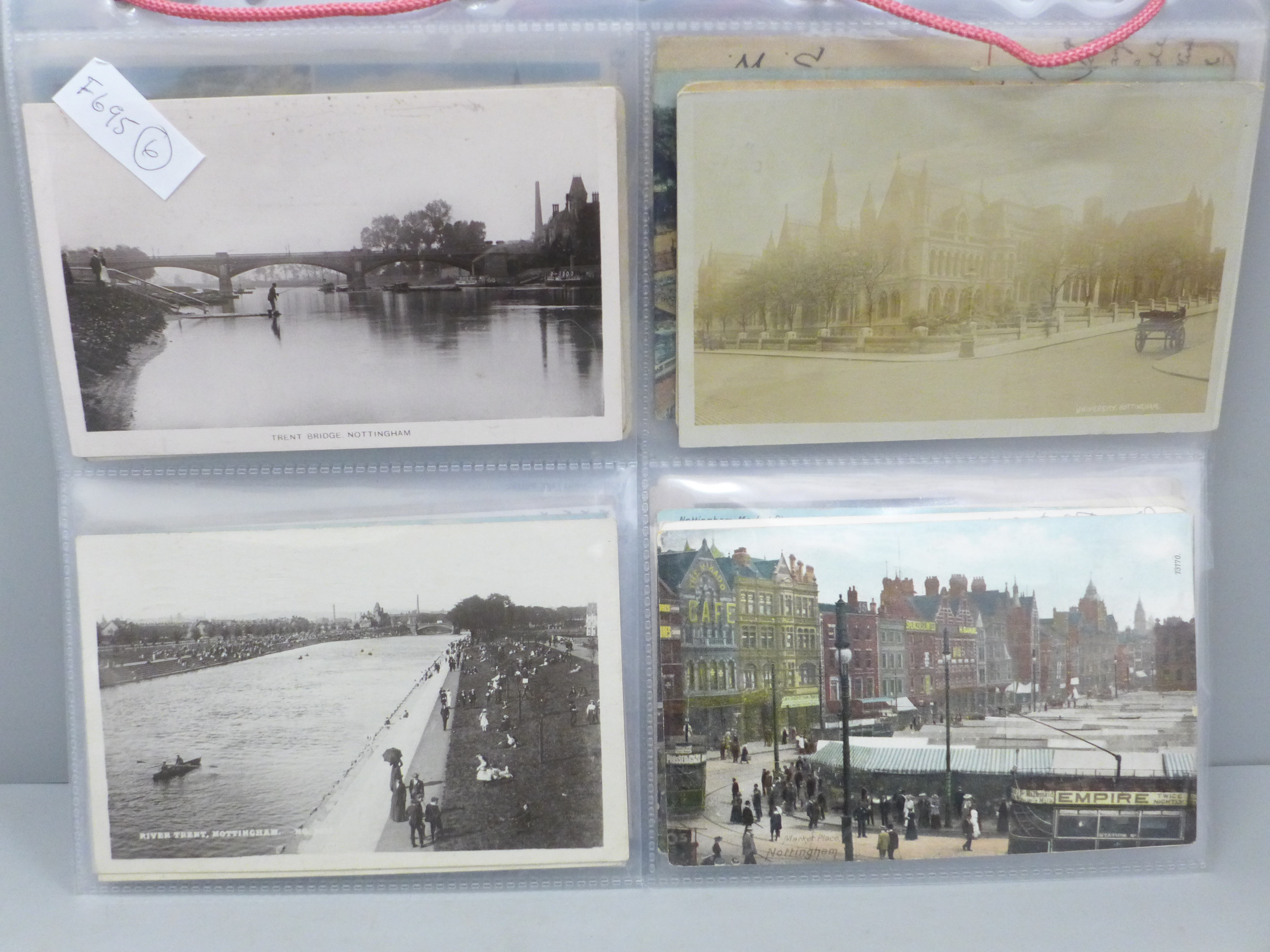 A collection of Nottingham and Shire postcards (56)