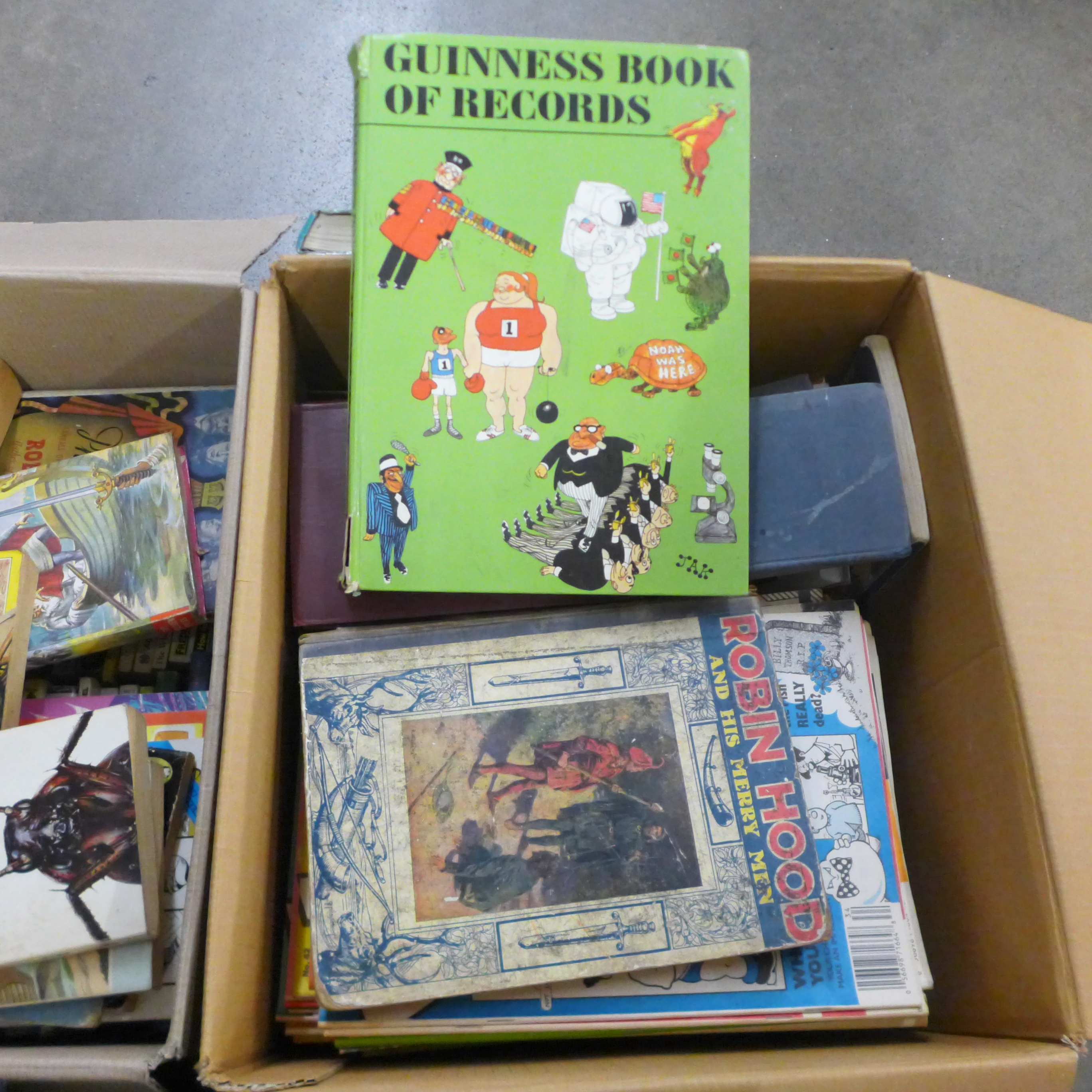 A collection of Viz comics and books, including Enid Blyton, vintage books, etc (3 boxes) **PLEASE - Image 6 of 6