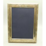 A silver photograph frame, height 15.5cm