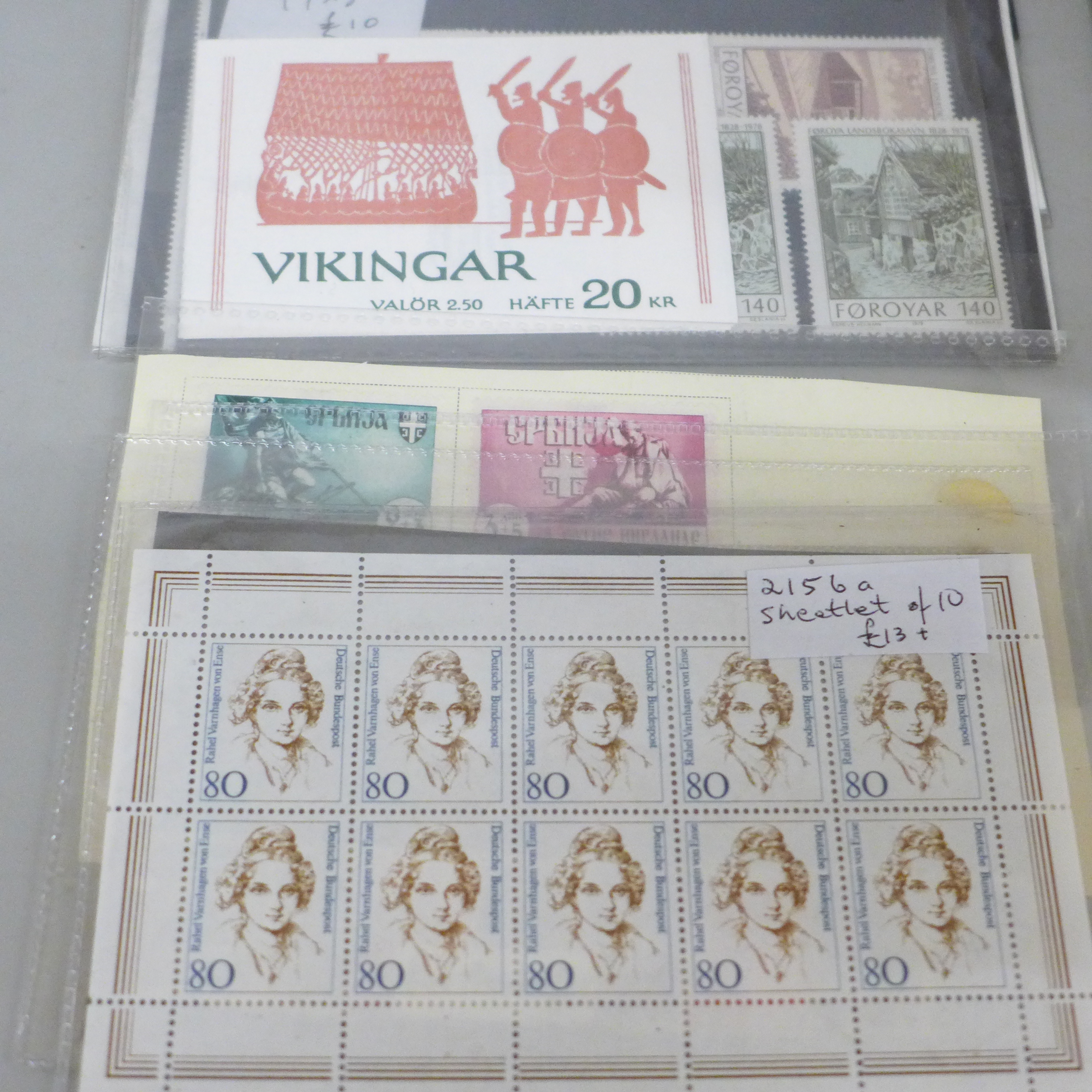 A box of stamps on stock sheets, booklets, etc., all identified and catalogued at over £1,500 - Image 2 of 6
