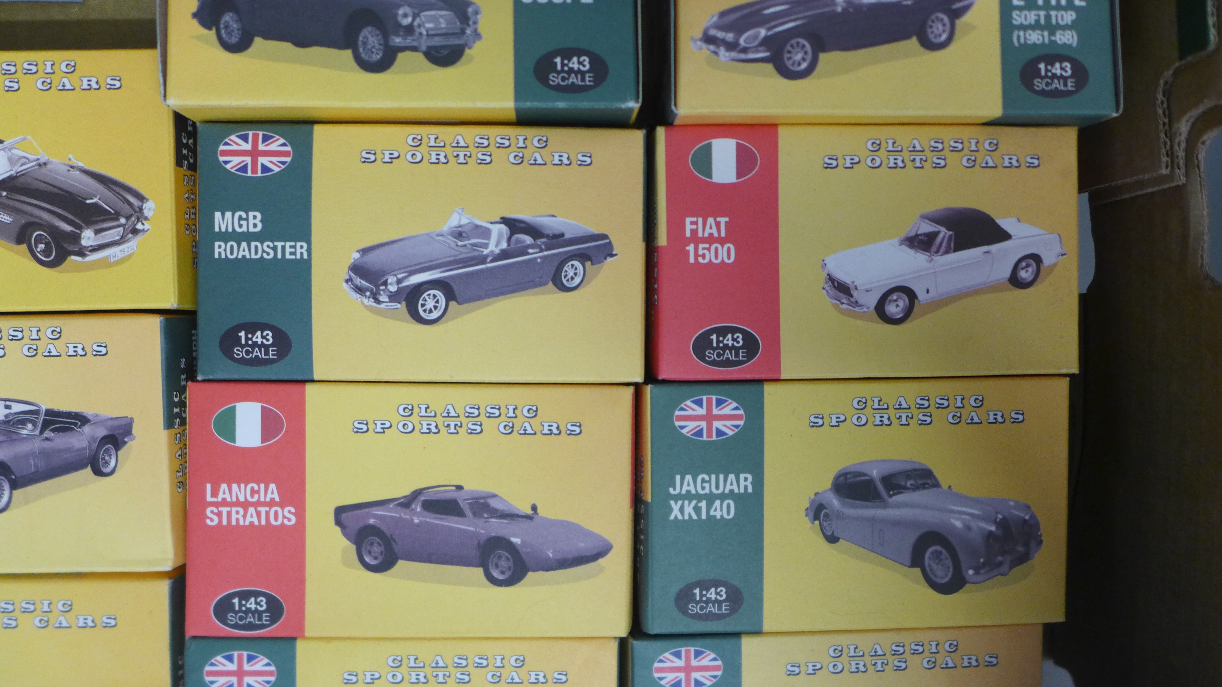Eighteen Atlas Classic sports cars, boxed - Image 5 of 5