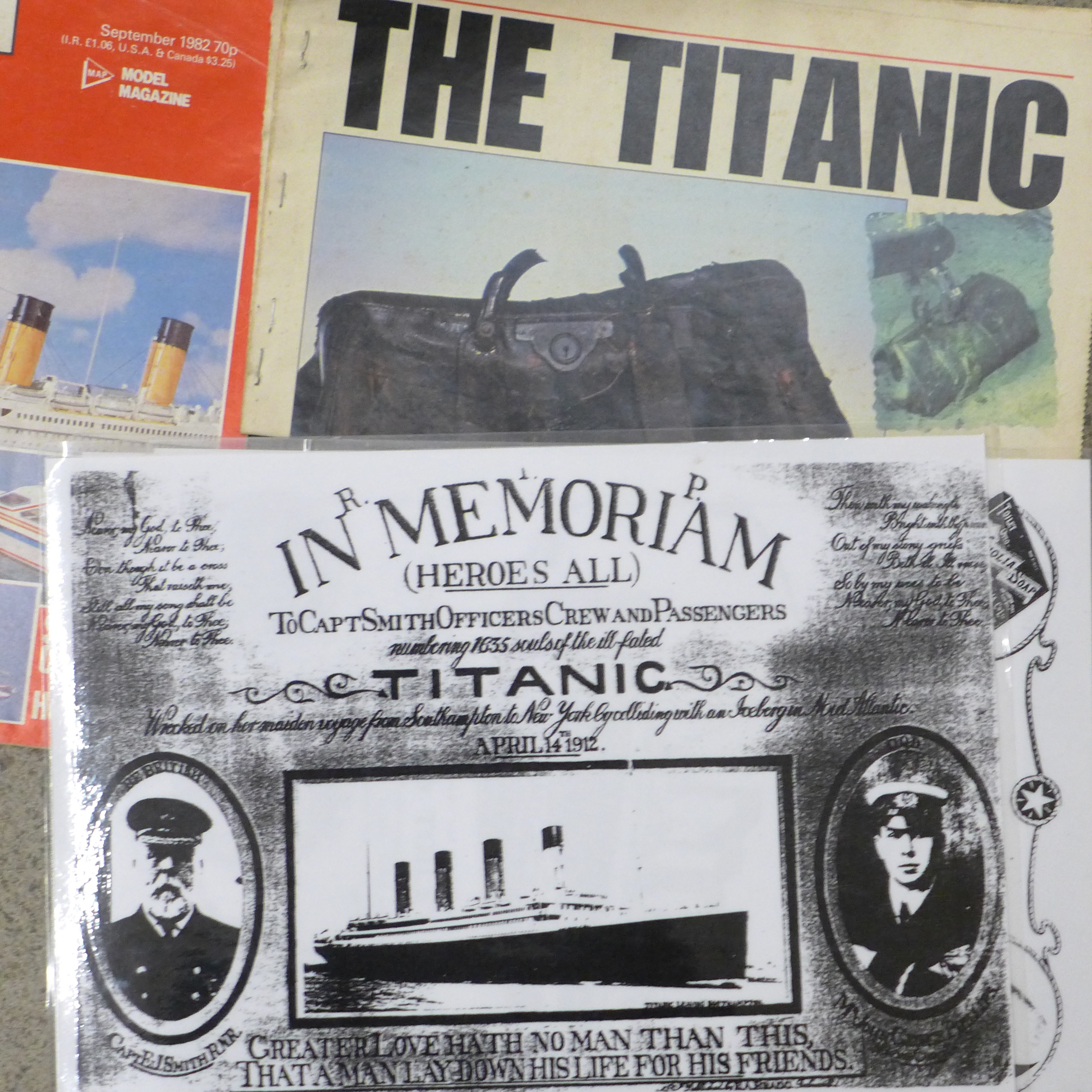 Titanic reproduction photographs, postcards and related books - Image 4 of 5