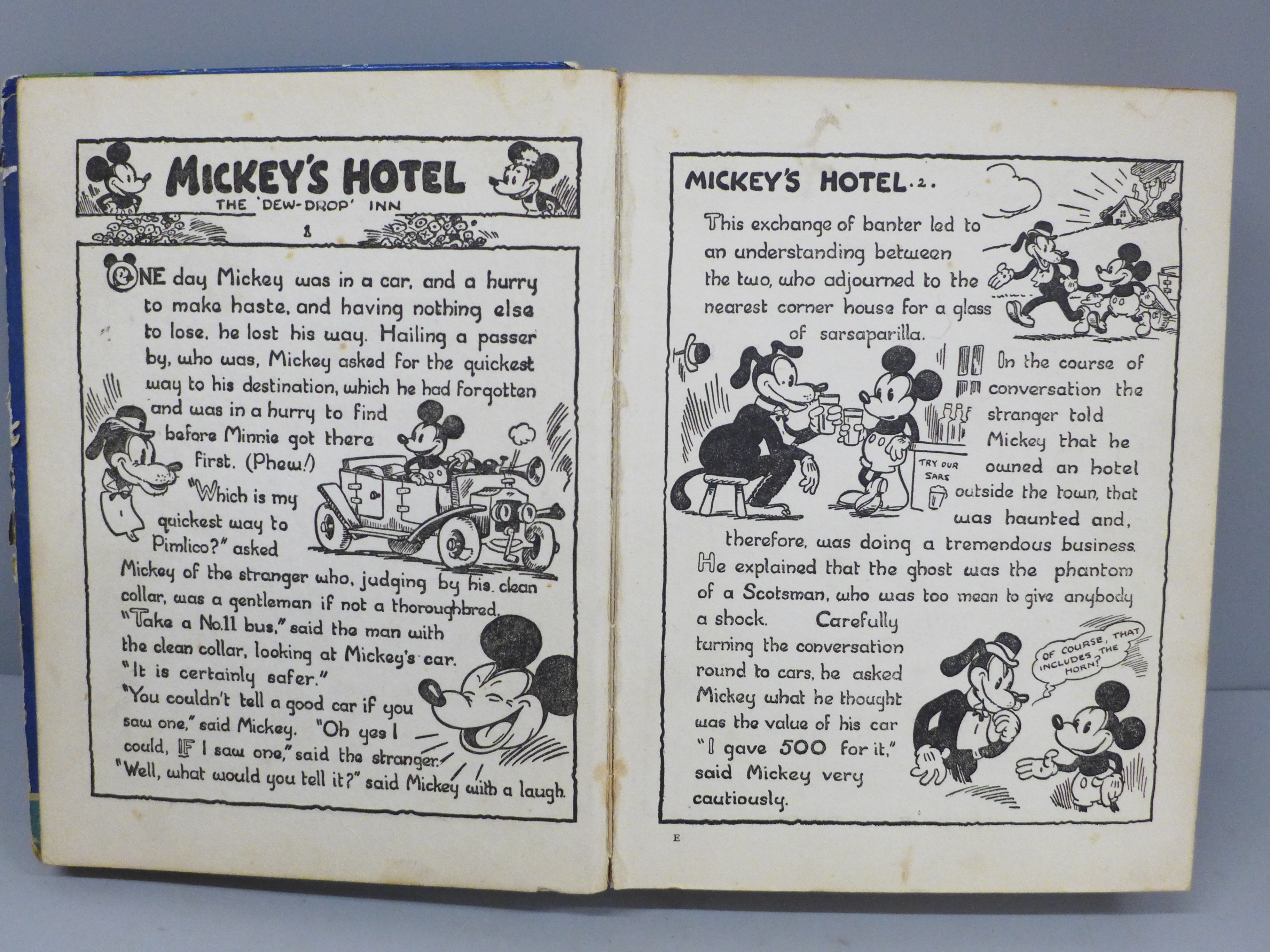 A 1933 Mickey Mouse Annual, lacking spine - Image 3 of 5