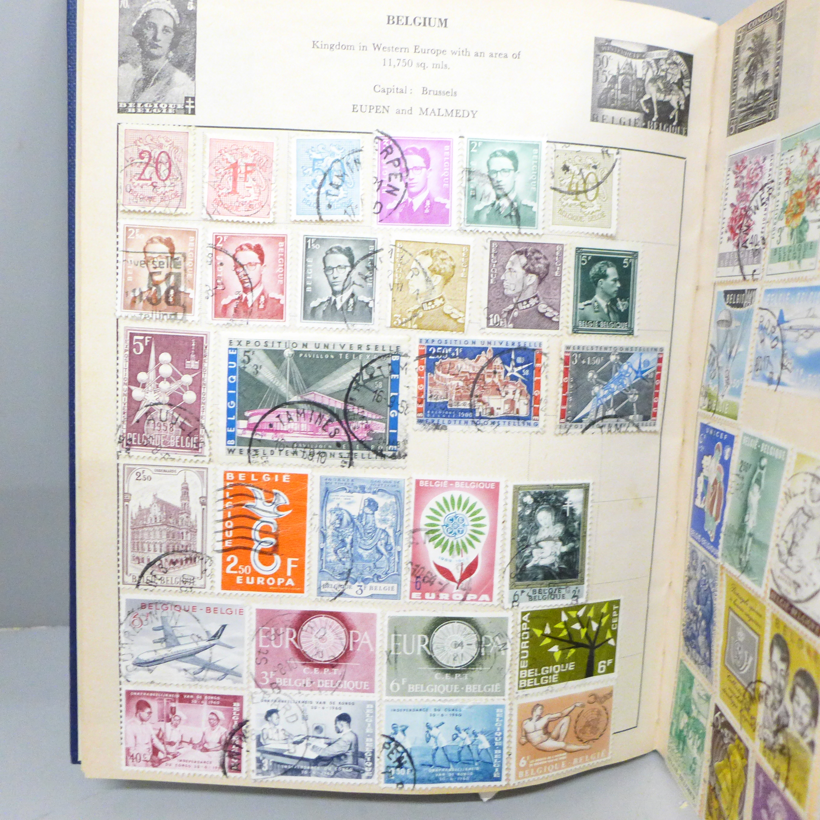 A stamp album and a collection of postcards - Image 6 of 8