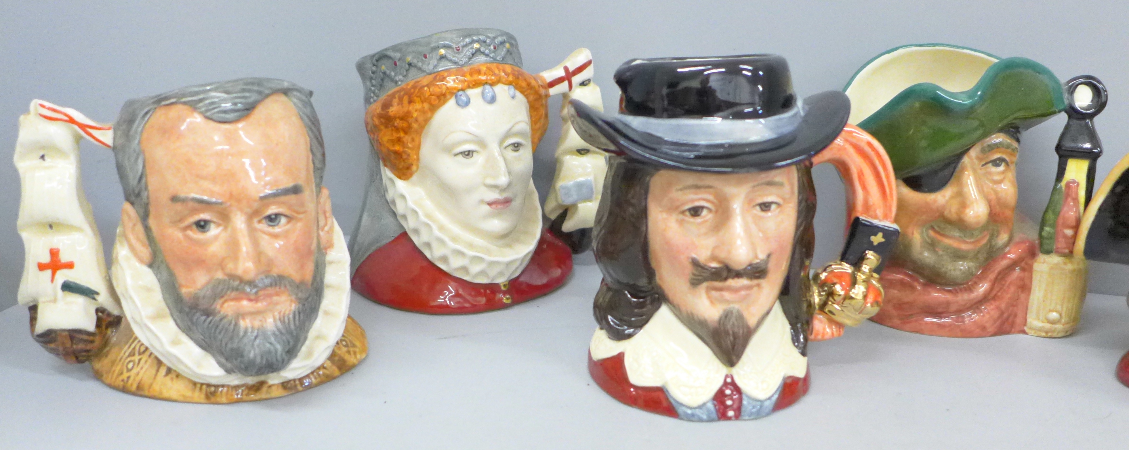 Eight Royal Doulton medium character jugs - Image 2 of 5