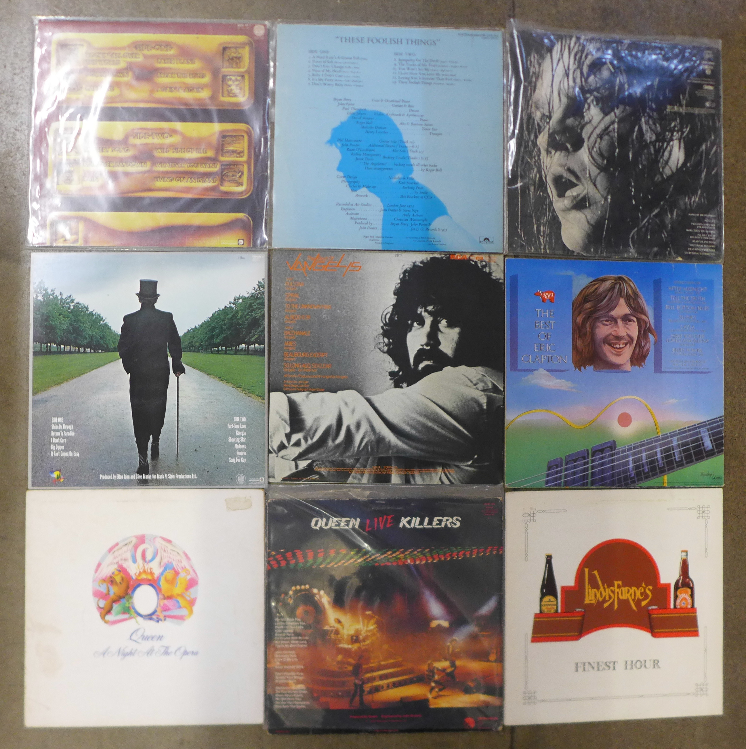 A collection of rock LP records, Queen, Meatloaf, Fleetwood Mac, Heart, Eagles, etc. - Image 2 of 2