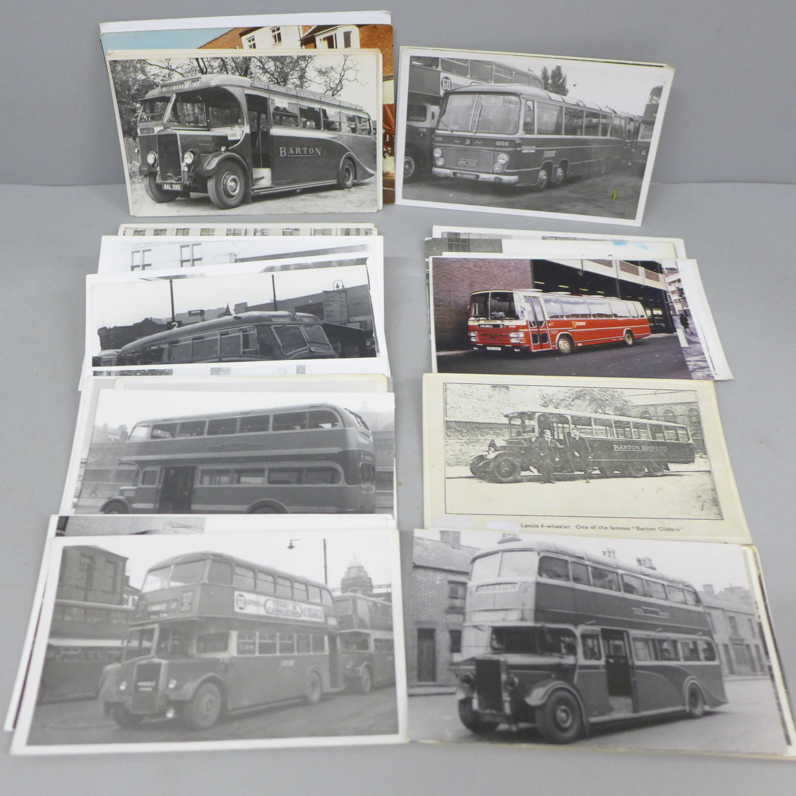Approximately 45 Barton Bus photographs
