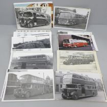 Approximately 45 Barton Bus photographs