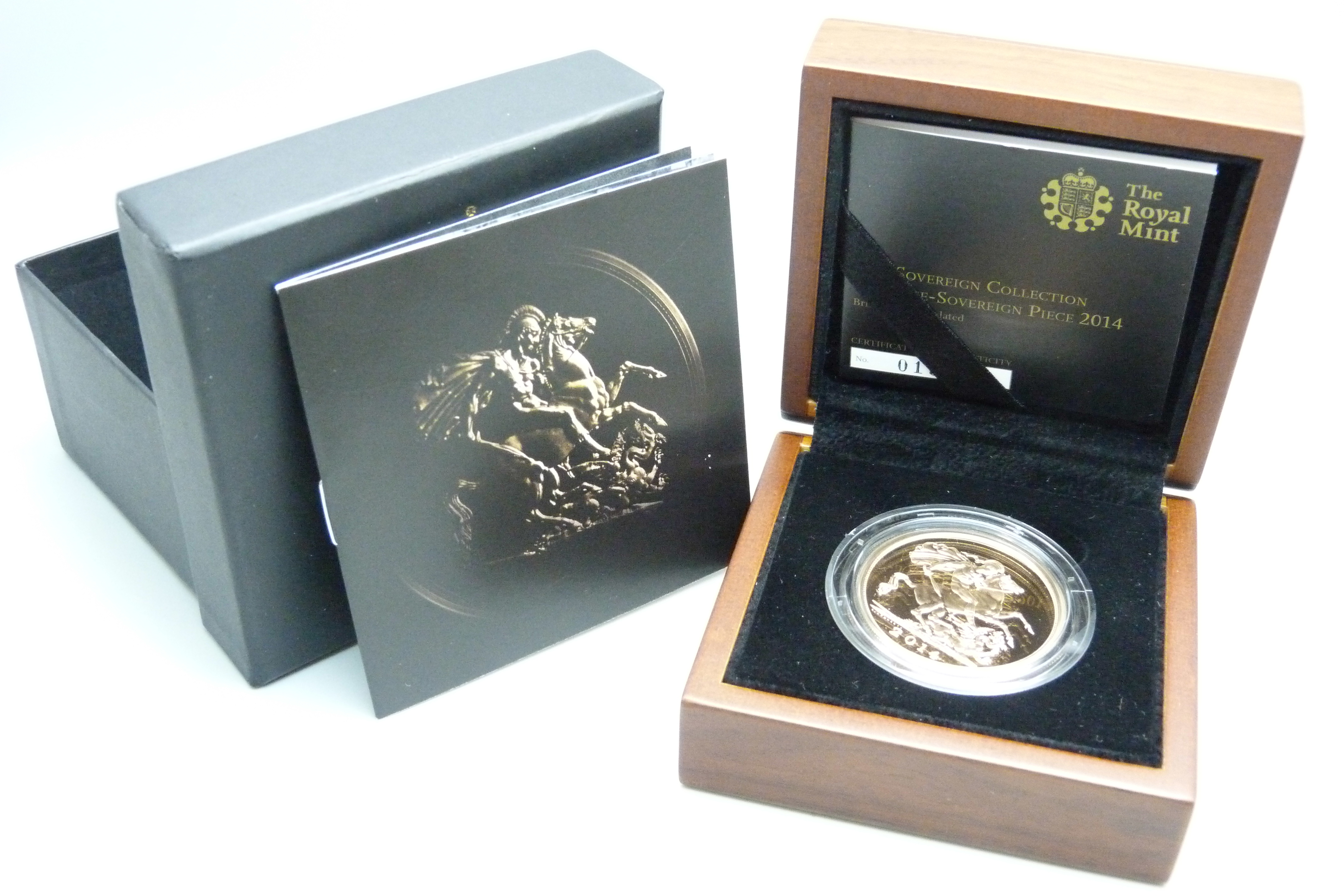 The Royal Mint The Sovereign Collection The Five-Sovereign Piece 2014, No. 0158