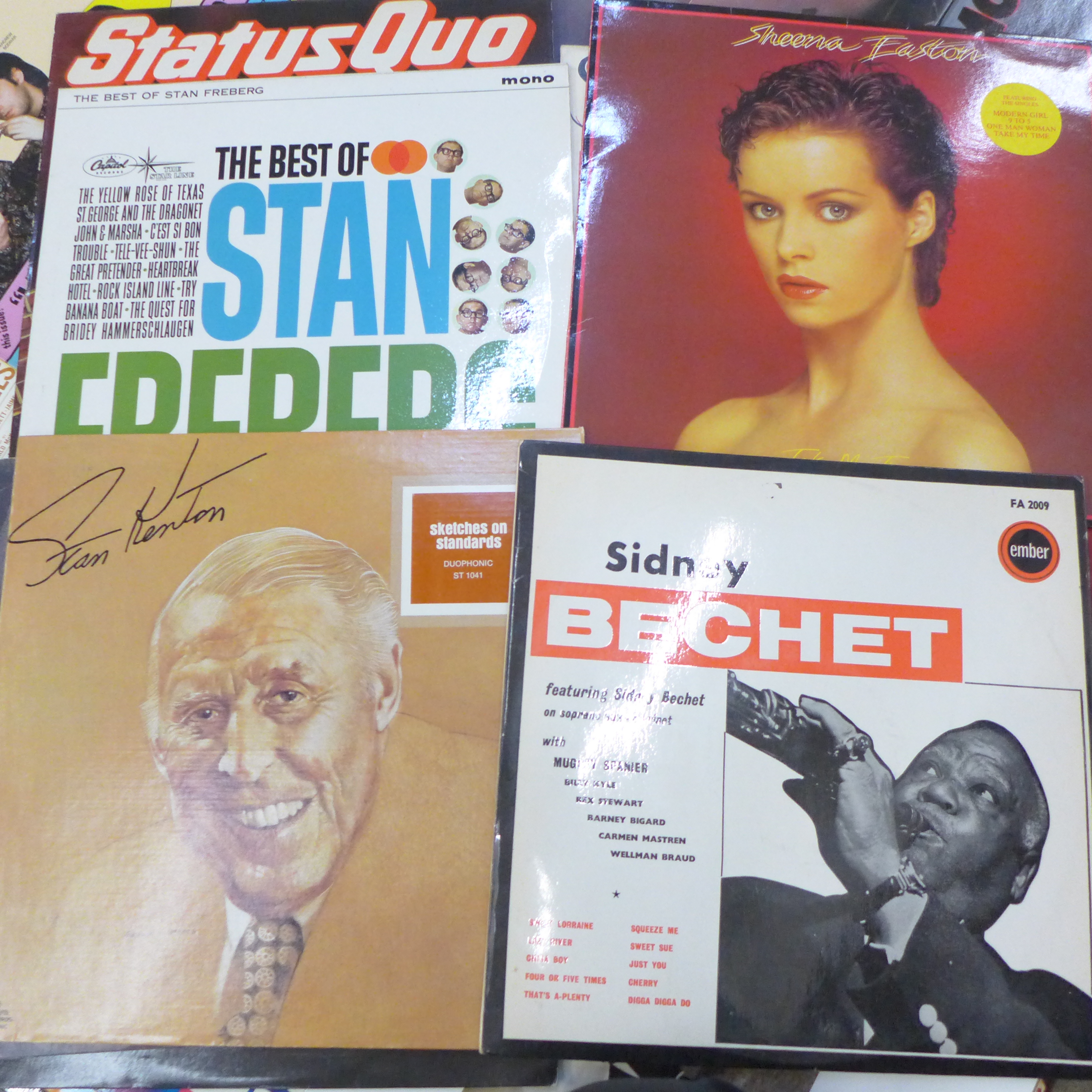 A collection of LP records including Phil Collins, Moody Blues, Robert Palmer, Steve Miller, etc. - Bild 5 aus 5
