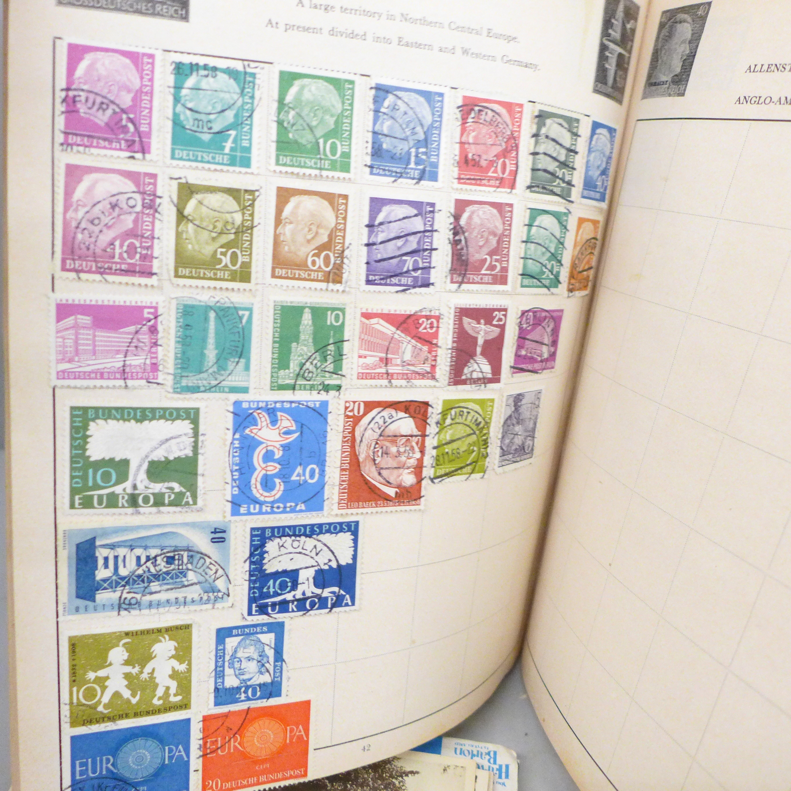 A stamp album and a collection of postcards - Image 3 of 8