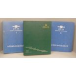 A Rolex Technical/Service Manual, and two similar ETA manuals, Vol. 1 and 2