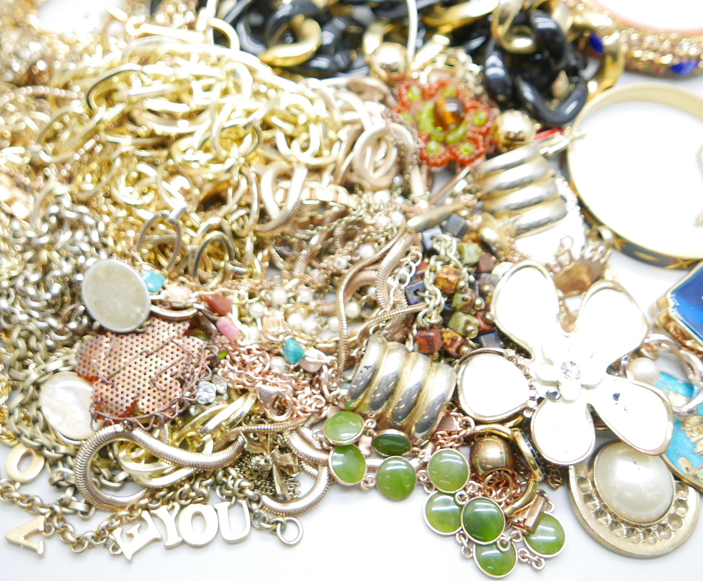A collection of gold-tone jewellery including rolled gold - Image 2 of 2