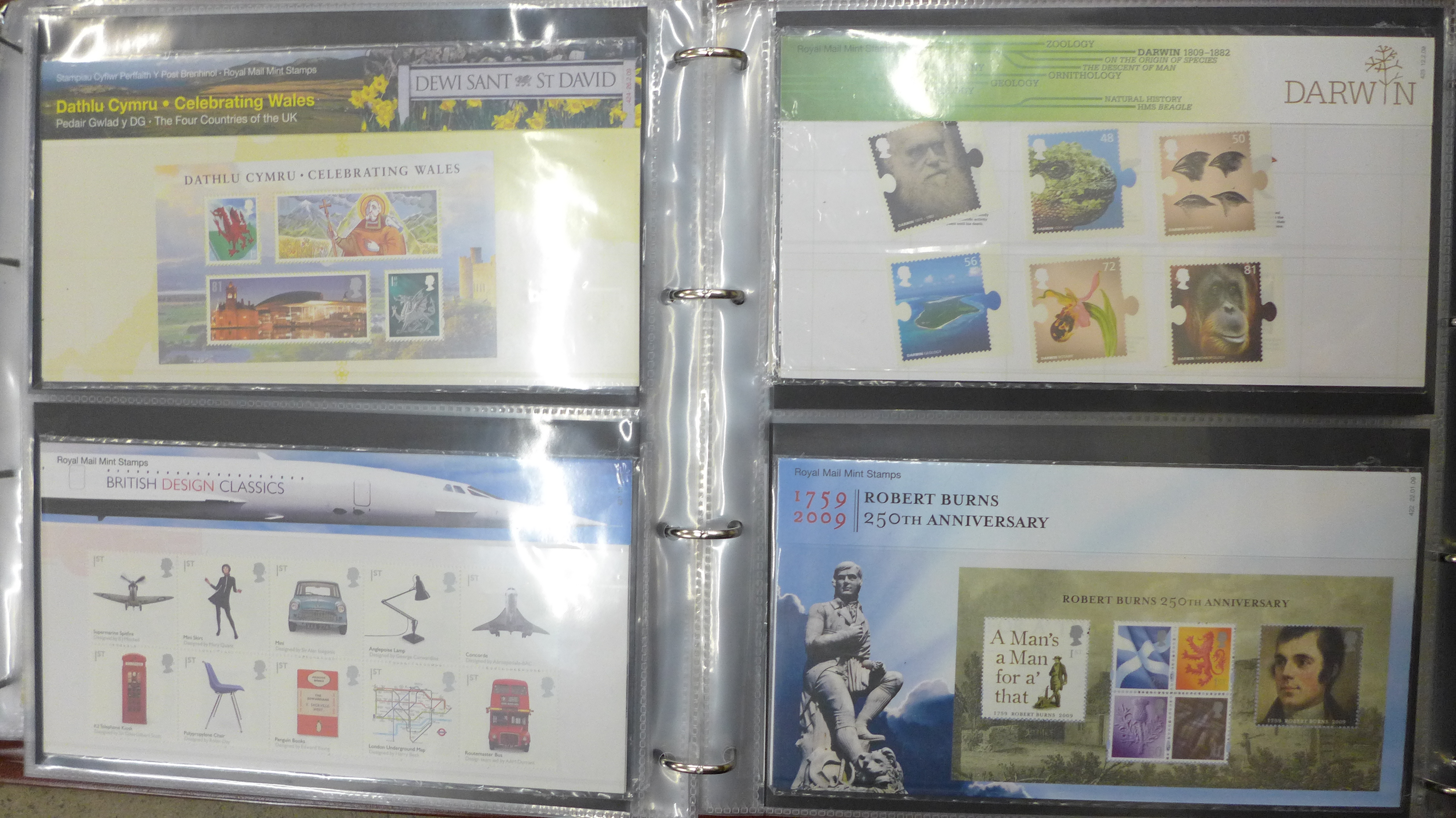 GB 2006-2014 commemorative presentation packs in three special Post Office albums. 120+ packs with - Bild 4 aus 7