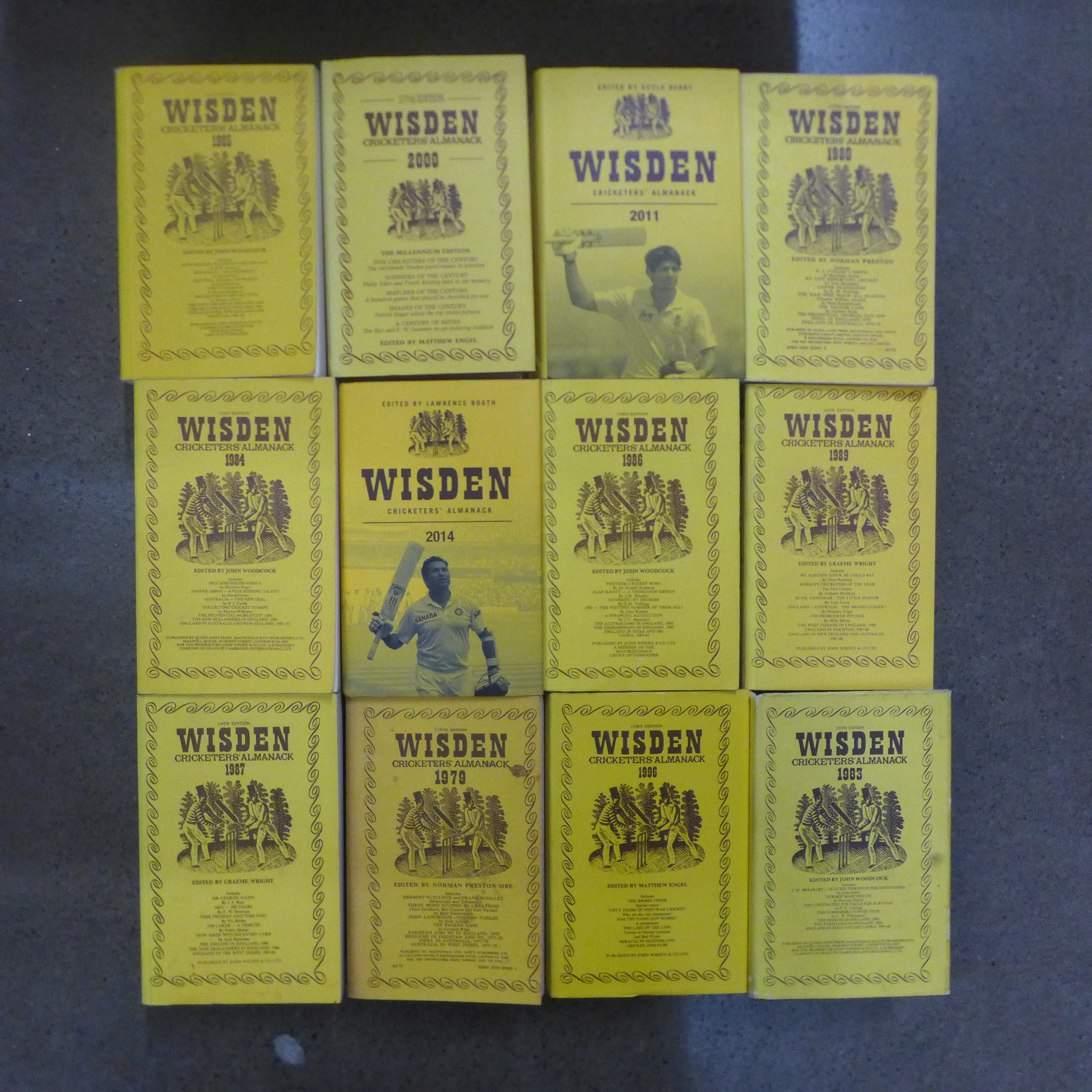 Wisden Cricketers Almanacs large collection, 1979 onwards and anthology's 1900-1982 **PLEASE NOTE - Image 2 of 5