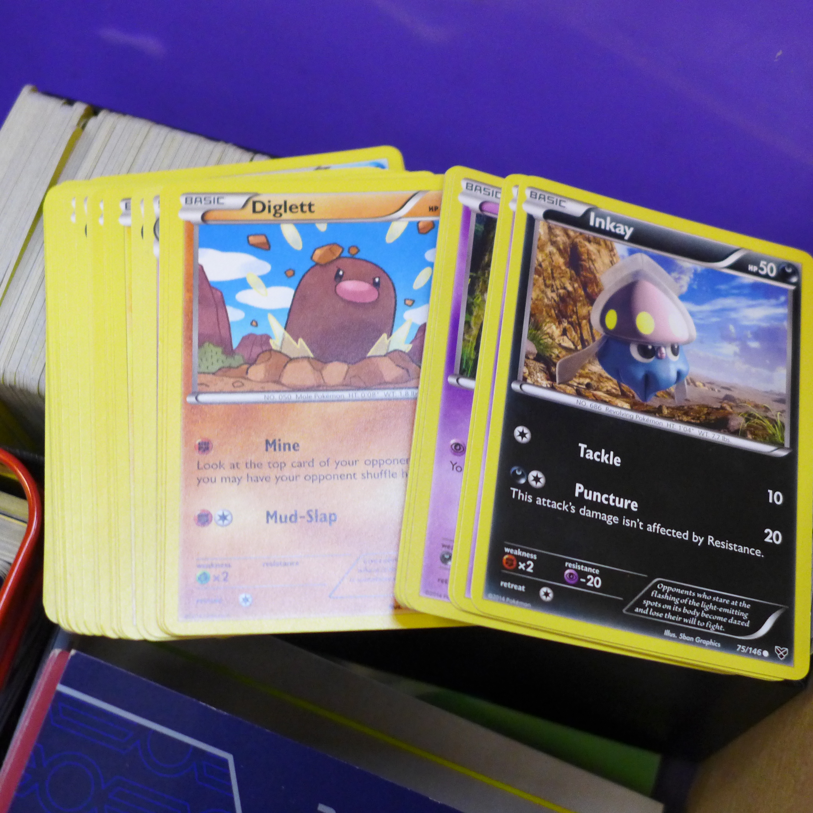 A large collection of Pokemon cards including six tins containing cards, a box of cards, other - Image 4 of 7