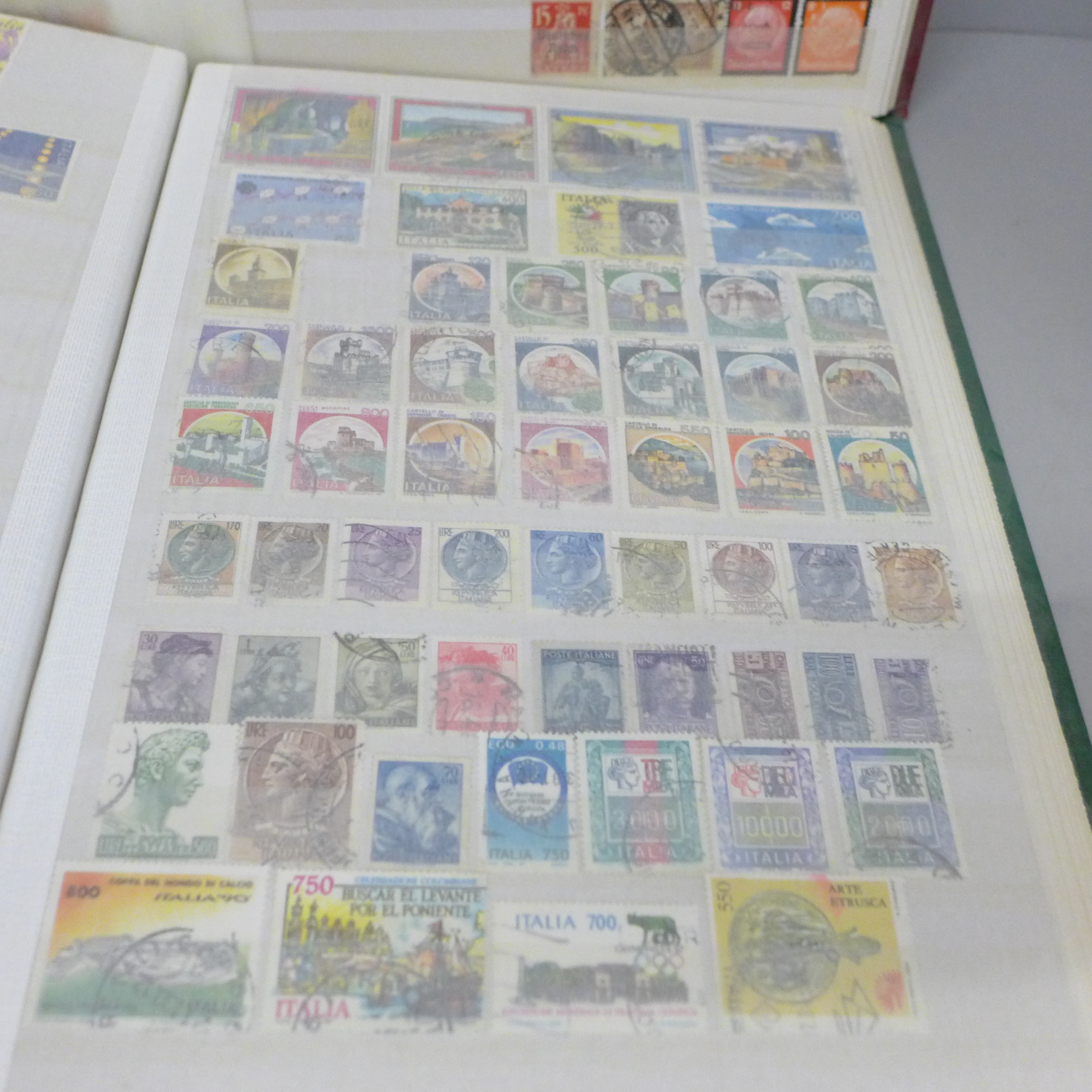 A box file of World stamps in two albums - Image 5 of 7