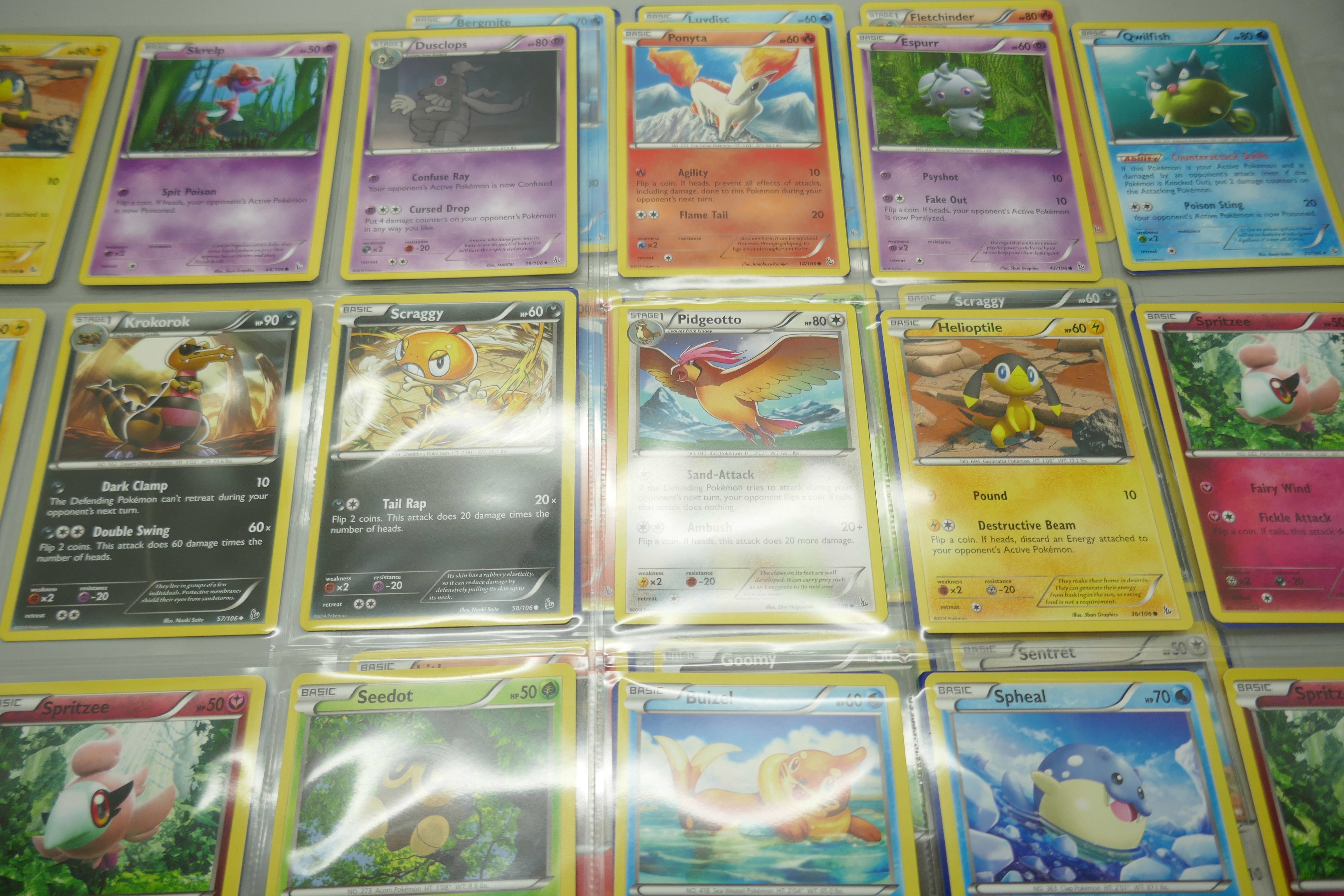 Forty-nine Pokemon cards, part set of Flashfire 2014 common, uncommon & Blade Star rares (in - Image 2 of 2