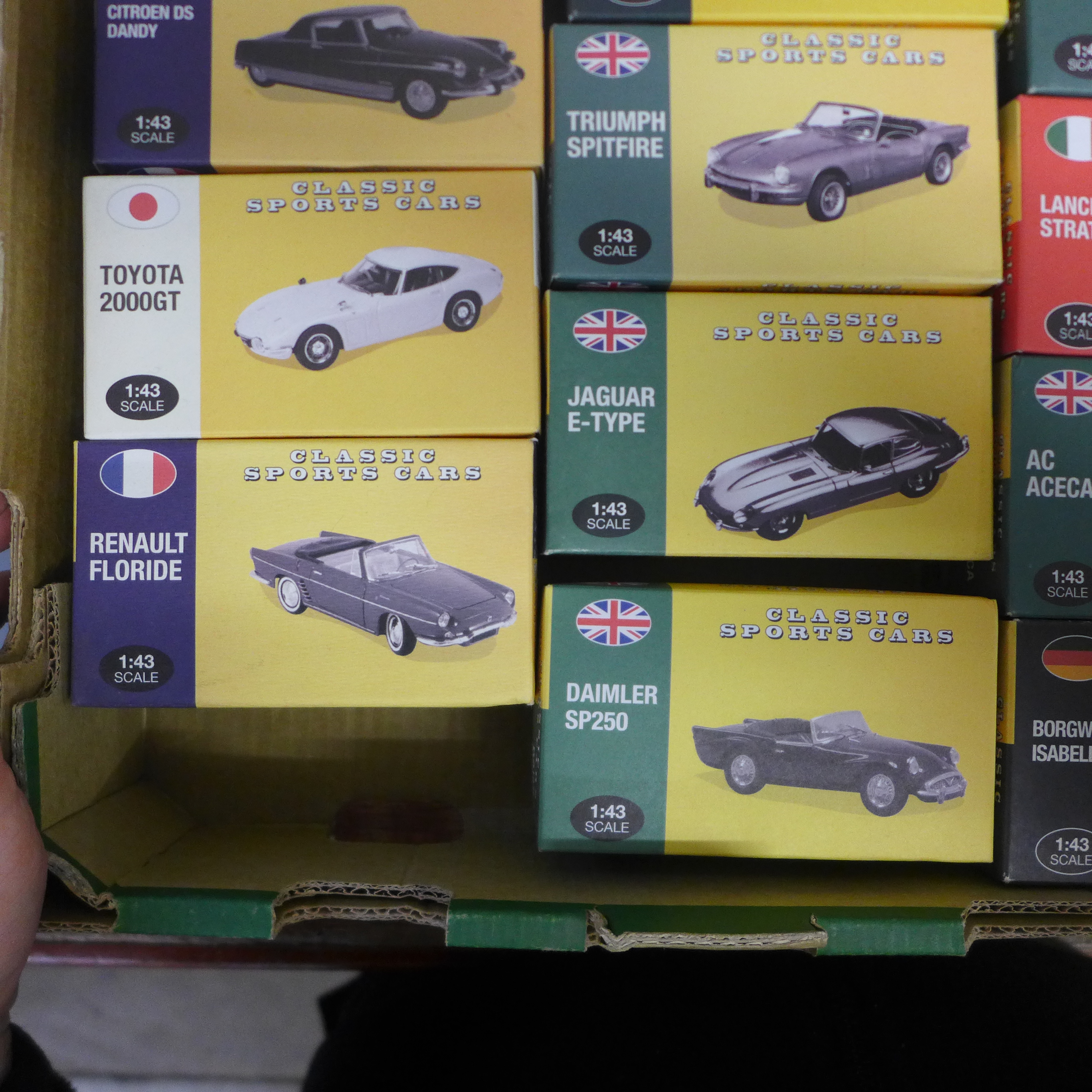 Eighteen Atlas Classic sports cars, boxed - Image 3 of 5
