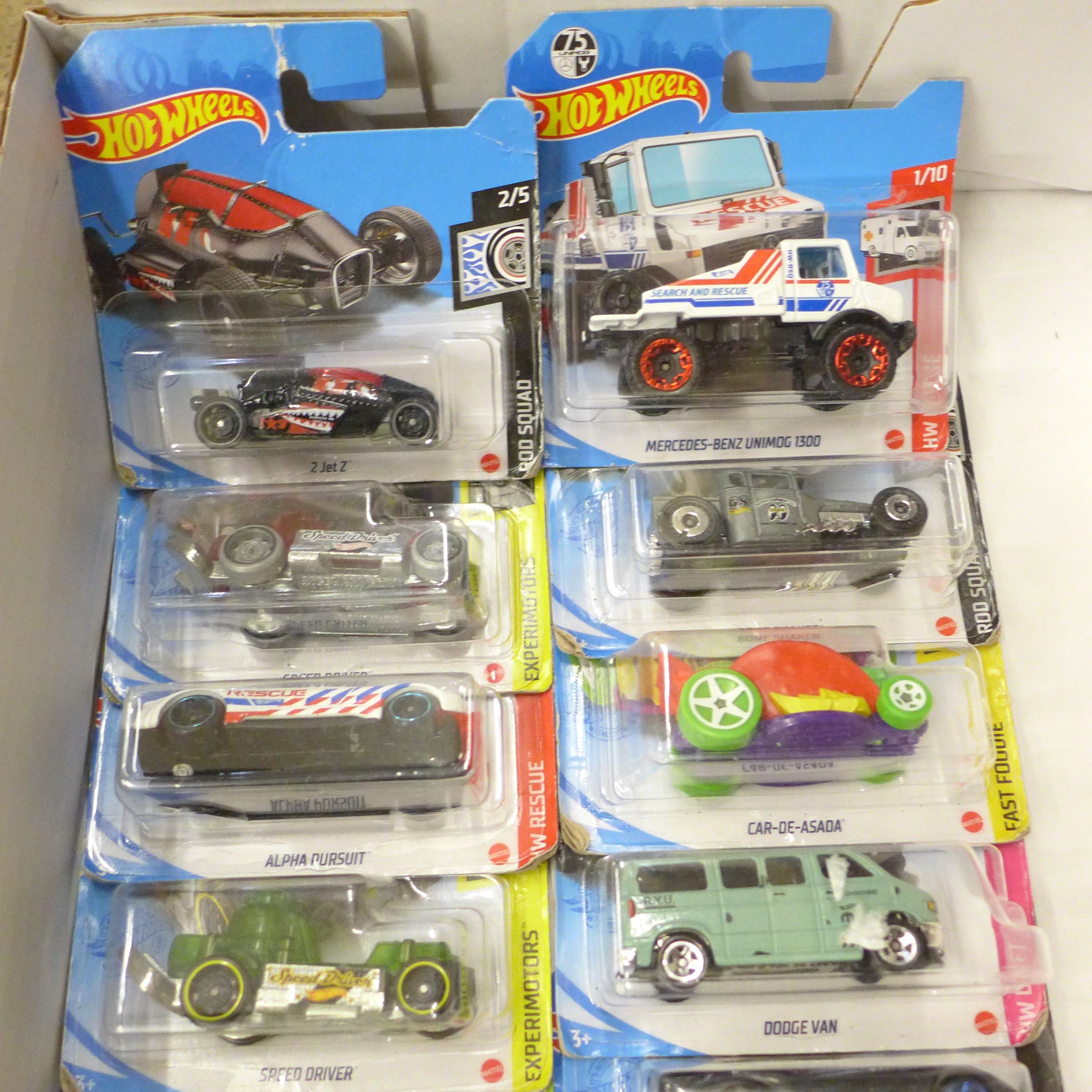 Sixteen Hot Wheels model vehicles in original boxes - Image 2 of 3