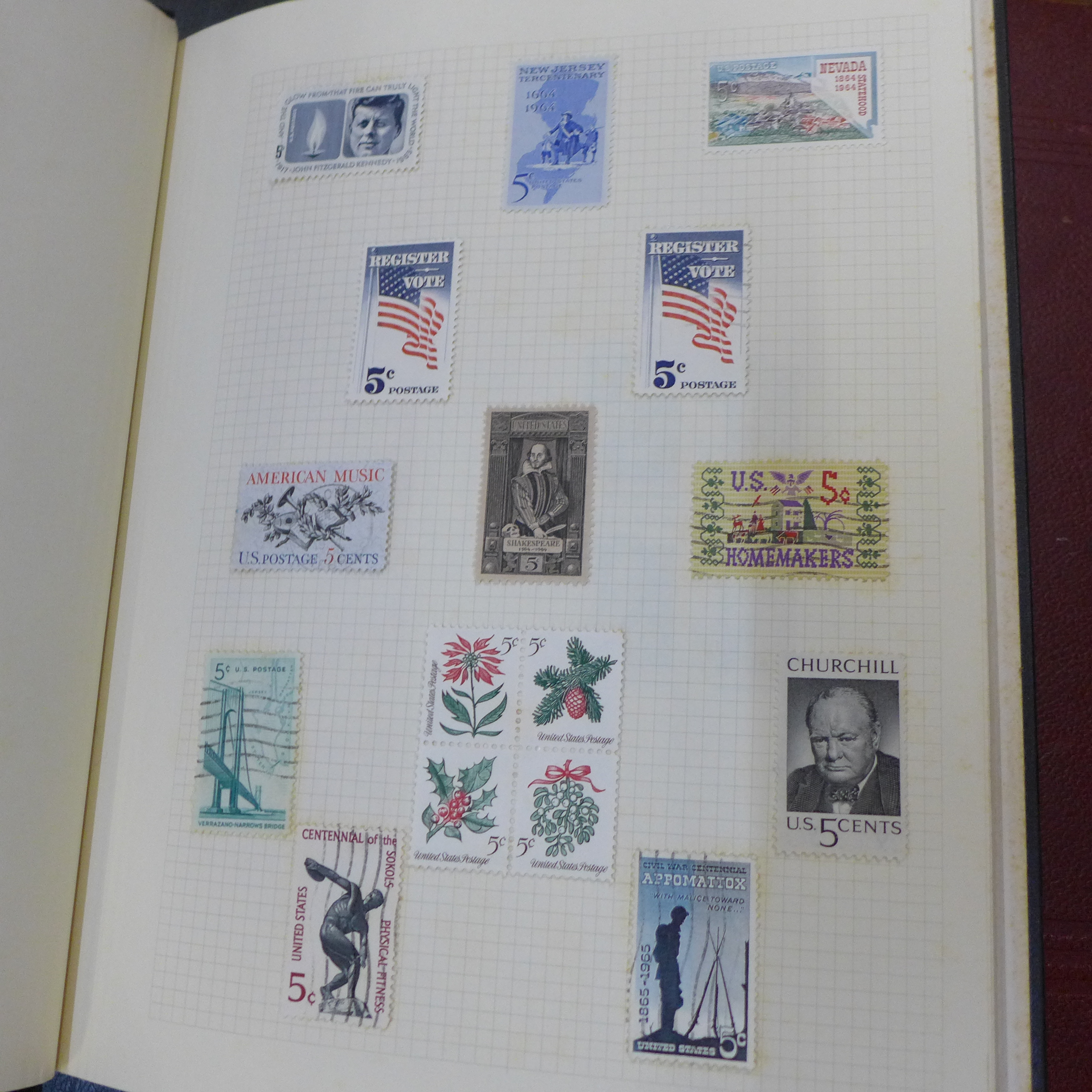 A collection of stamps in albums and some first day covers - Image 10 of 19