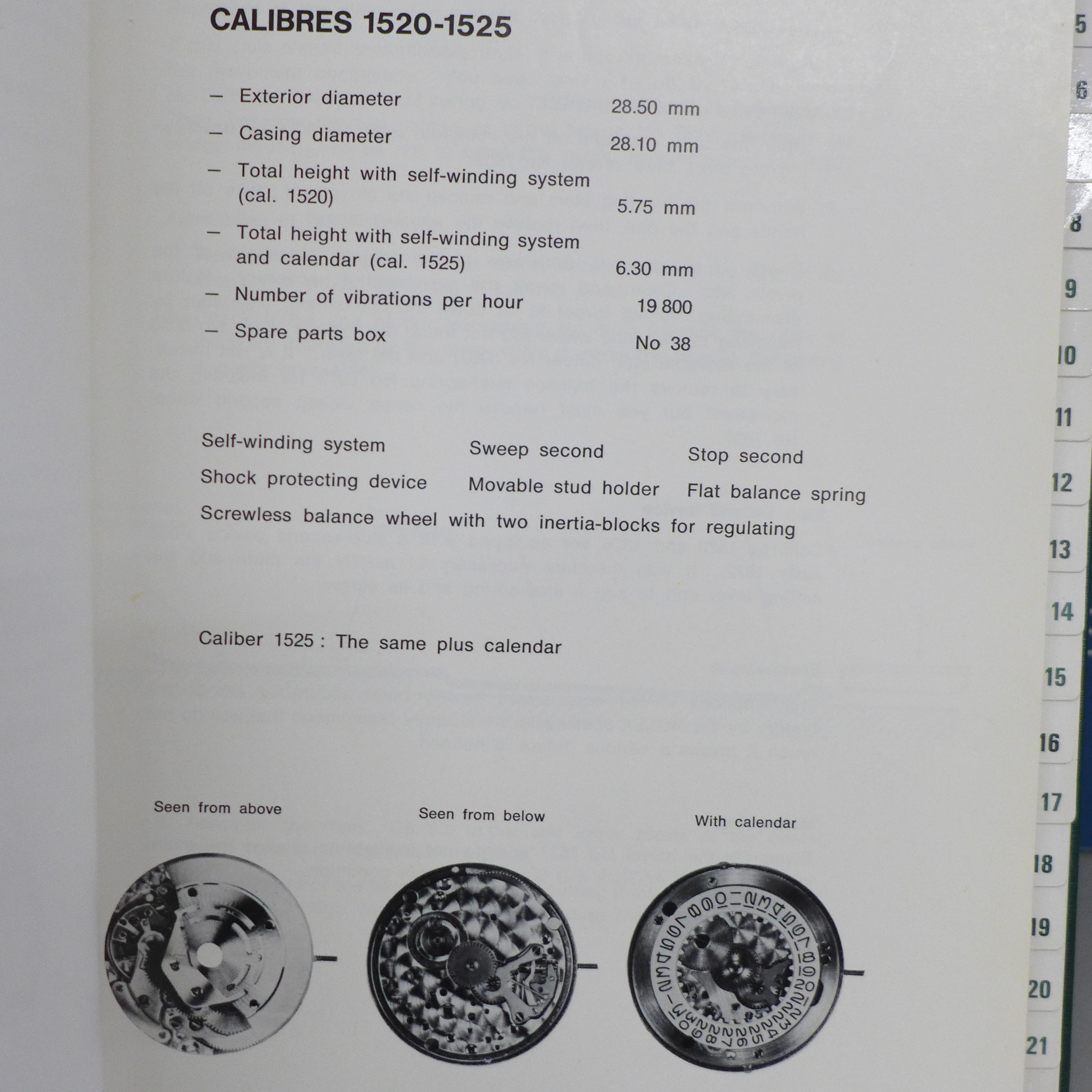 A Rolex Technical/Service Manual, and two similar ETA manuals, Vol. 1 and 2 - Image 3 of 6