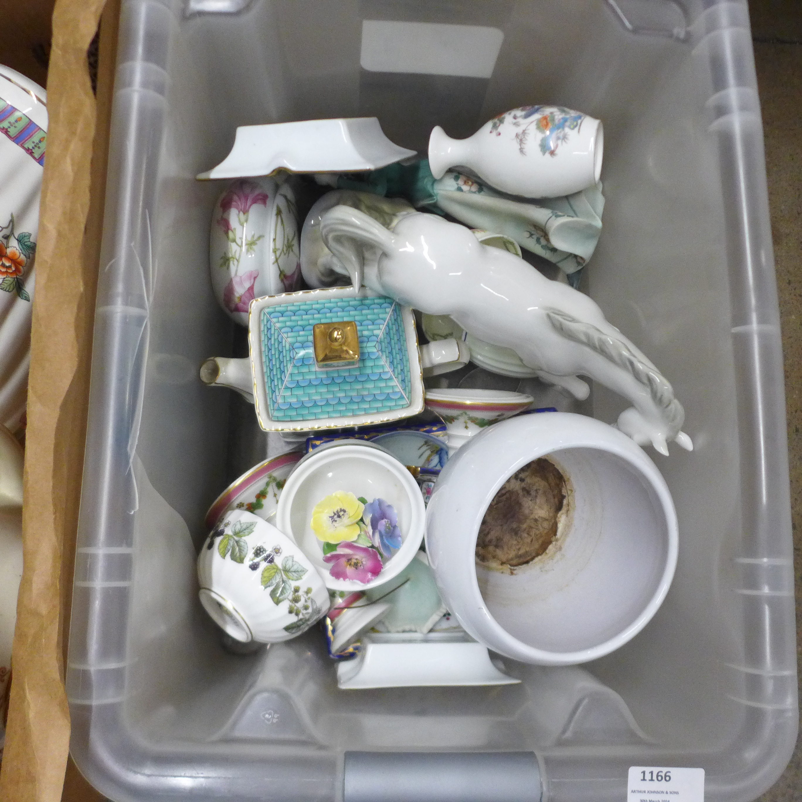 Four boxes of assorted china including blue and white, Chinese and other oriental **PLEASE NOTE THIS - Image 3 of 5