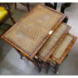 A bamboo nest of tables