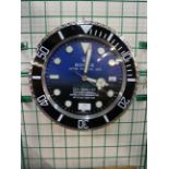 A Rolex deep sea display clock