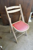 A folding chair