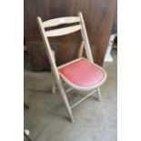 A folding chair