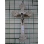 A French wooden crucifix