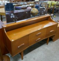 A teak dressing table