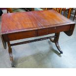 A George IV mahogany sofa table