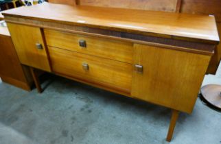 A teak sideboard