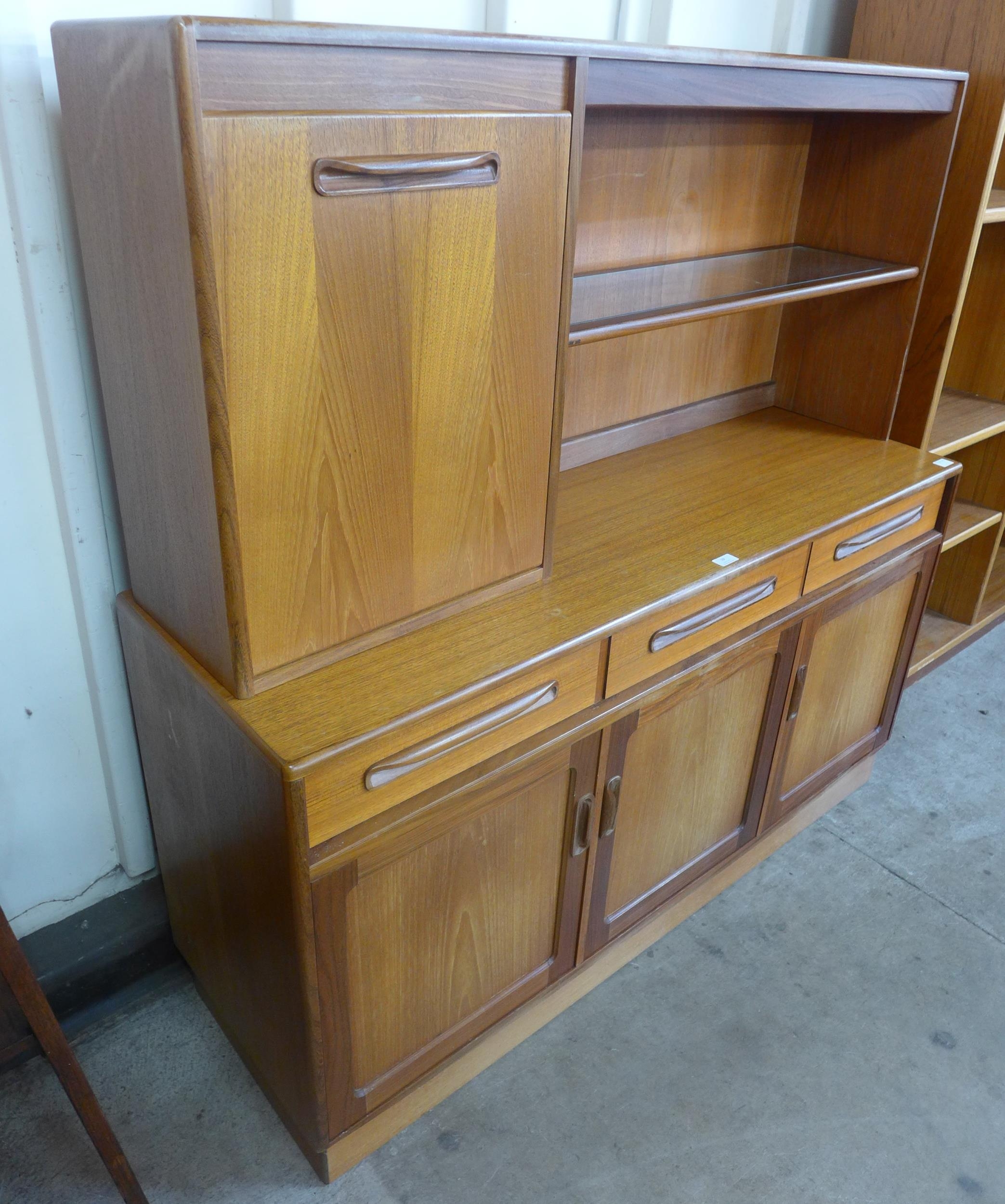 A G-Plan Fresco teak highboard